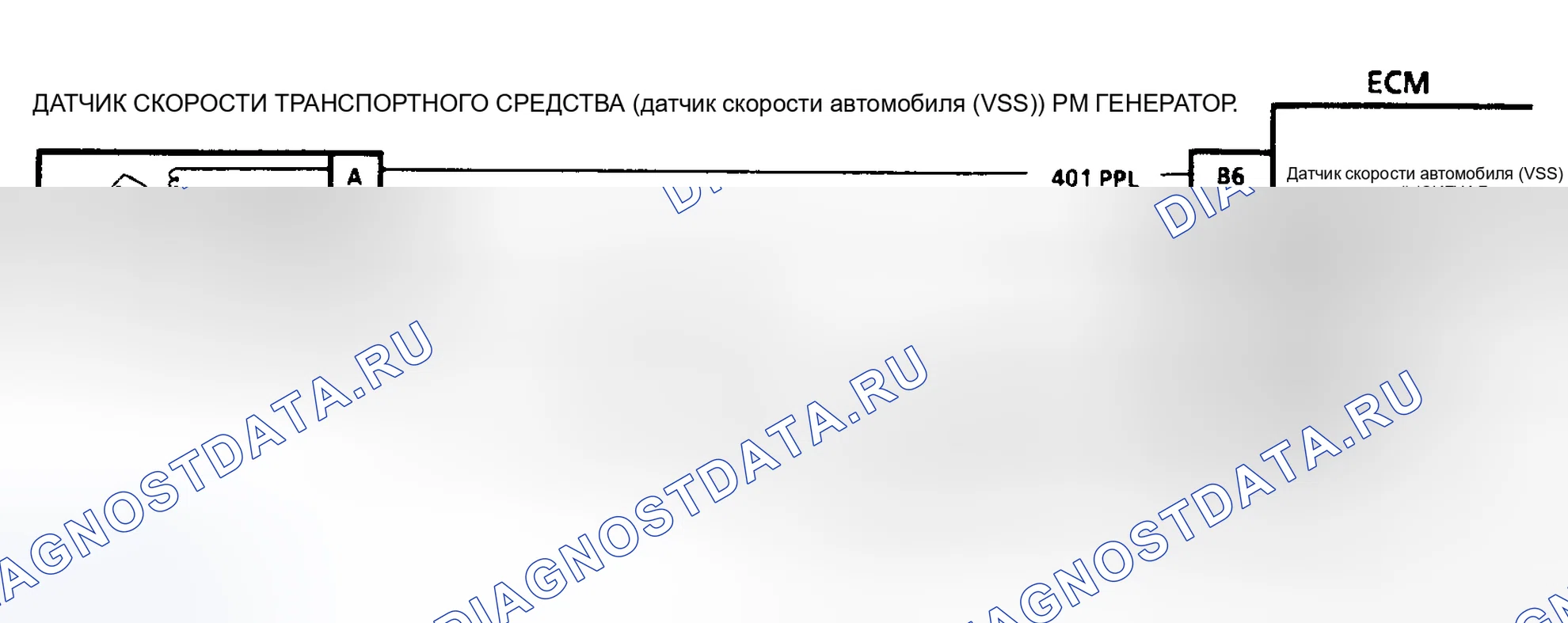 Рис. 130: КОД 24, ДАТЧИК СКОРОСТИ ТРАНСПОРТНОГО СРЕДСТВА (КУЗОВА A, F, J, L, N, W и Y). Hyundai Tuscani I
