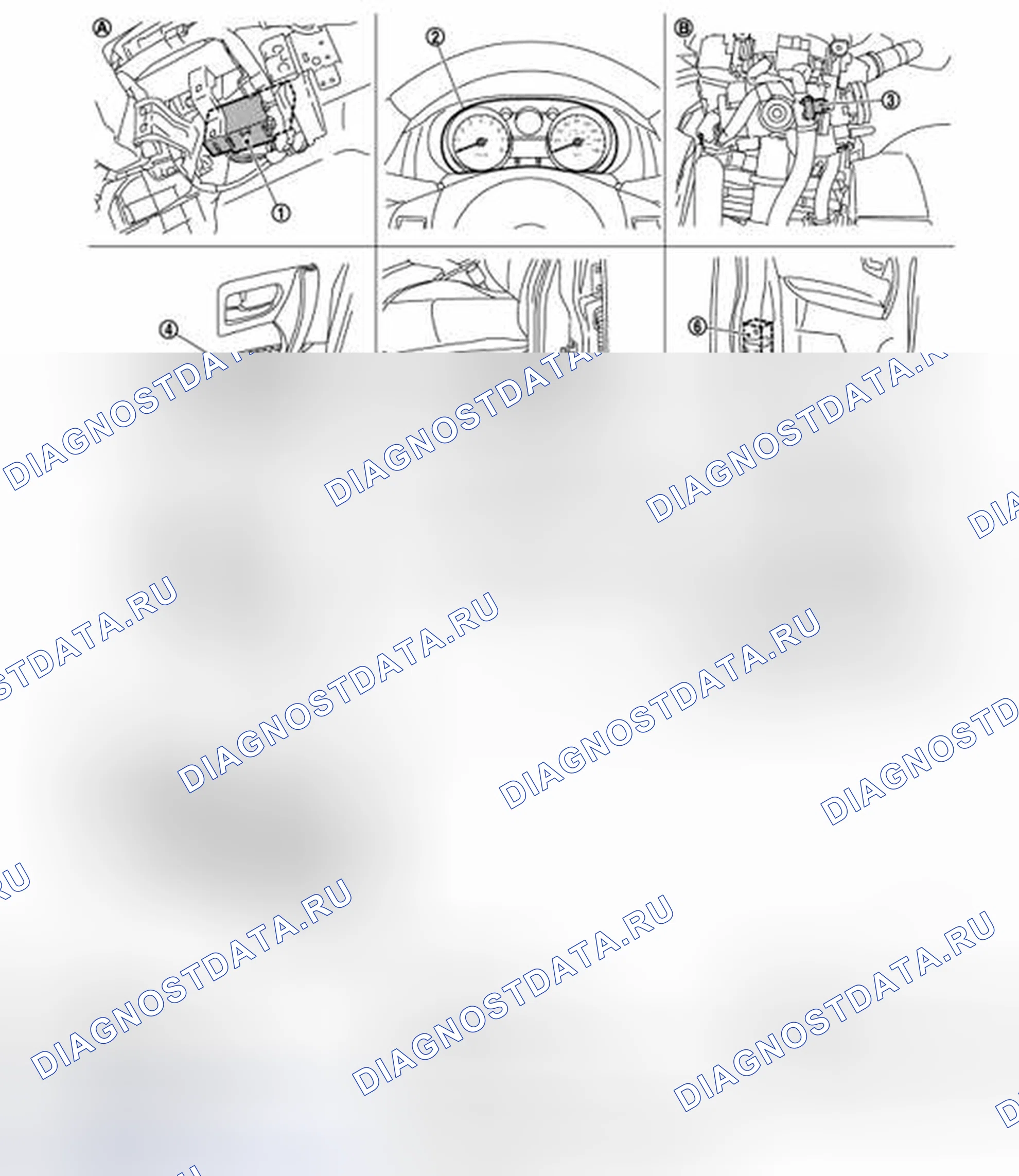 Рис. 296: KEYFOB: расположение компонентов. Honda S-MX I