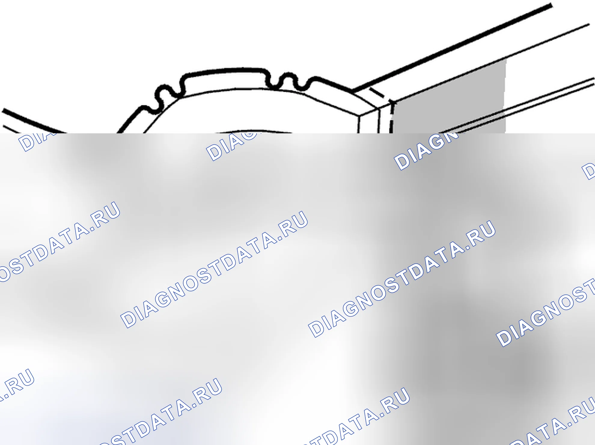 Рис. 91: Замена лонжерона. Volvo C70 I