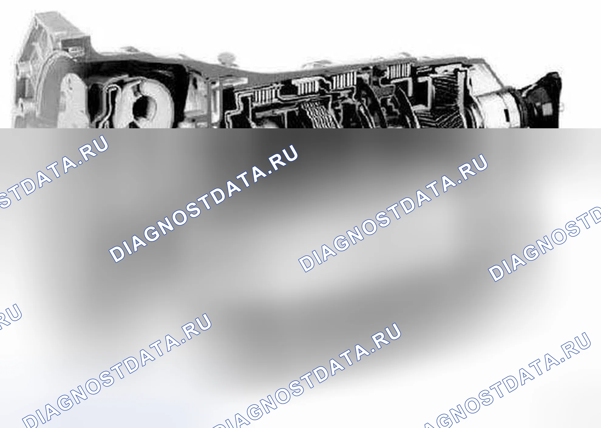 Рис. 314: 6-СТУПЕНЧАТАЯ АВТОМАТИЧЕСКАЯ КОРОБКА ПЕРЕДАЧ E70. BMW X5 E70