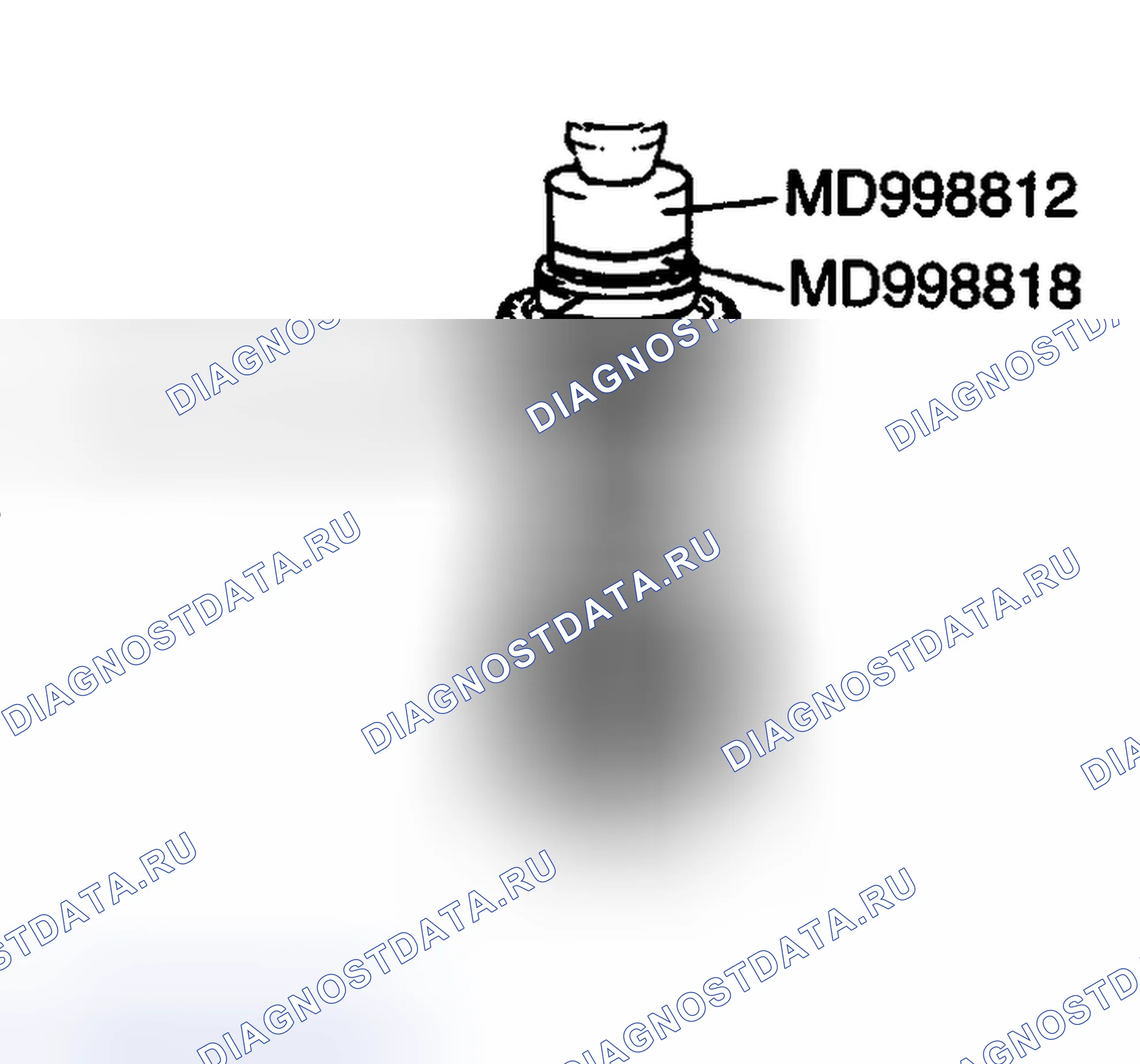 Рис. 126: > > R < < МОНТАЖ ШАРИКОПОДШИПНИКА. Chrysler Sebring II
