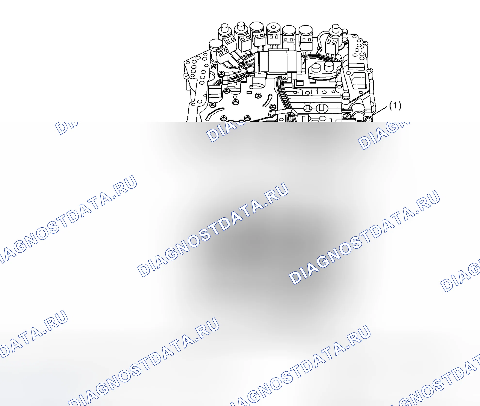Рис. 90: ДАТЧИК ТЕМПЕРАТУРЫ ATF 1, 2. Subaru Legacy BL/BP рестайлинг
