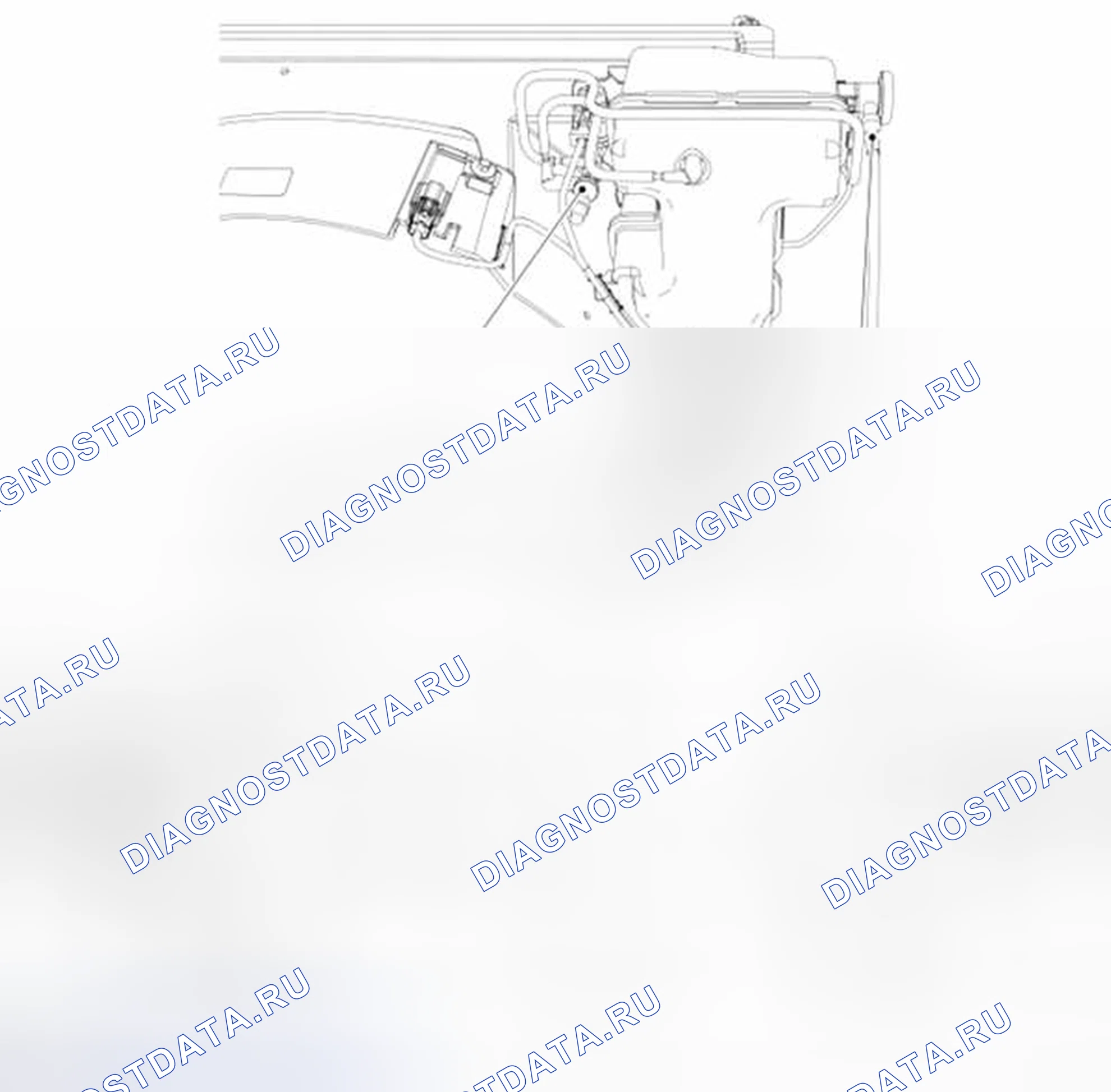 Рис. 33: Электронный вакуумный резервуар Переключение-On-The-Fly (ESOF) - 6.2L. Ford Pickup F250 Super Duty II