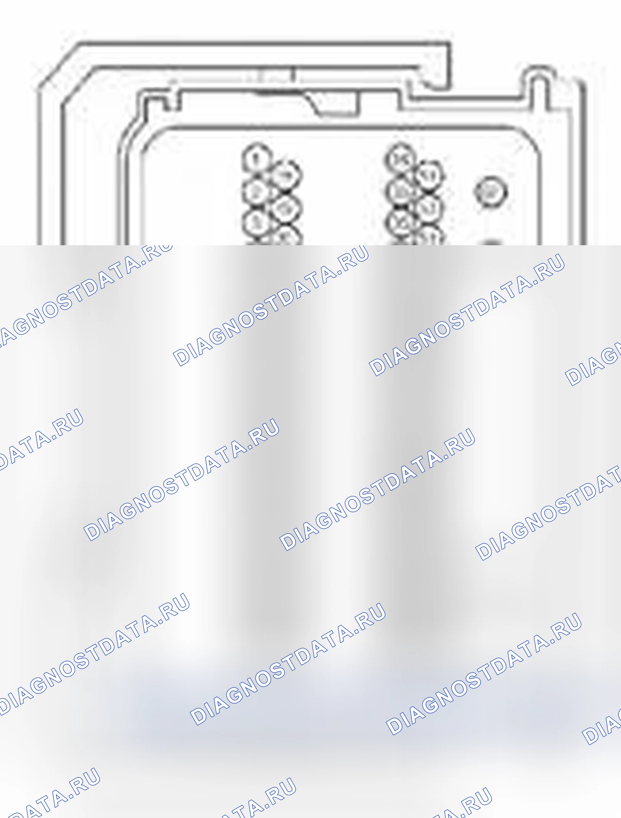 Рис. 22: диагностический тест B: расшифровка кода ошибки P0504, P0572, P0573 ИЛИ P1703. Ford Escape III