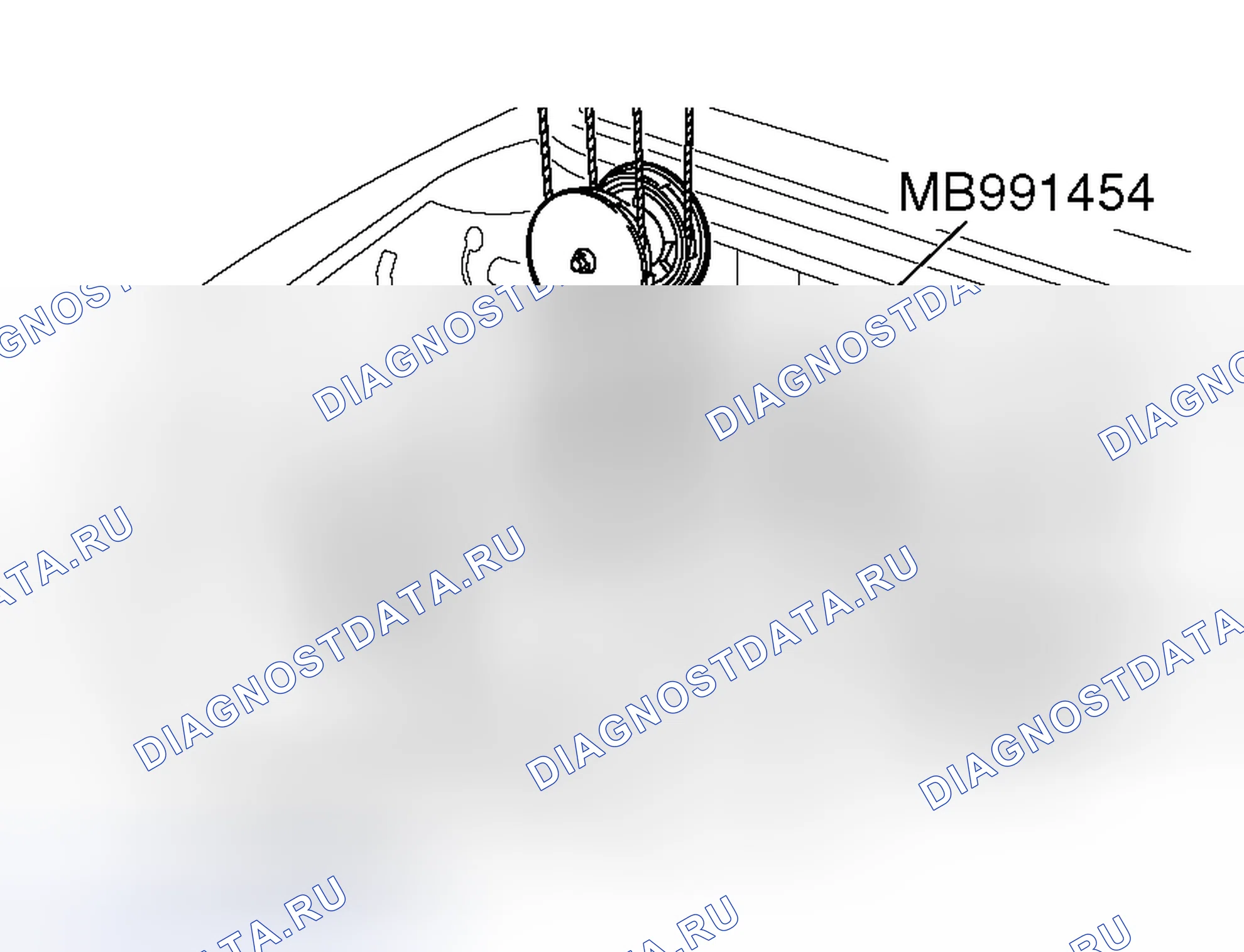 Рис. 149: > > A < < МОНТАЖ ДВИГАТЕЛЯ В СБОРЕ. Mitsubishi Galant IX рестайлинг