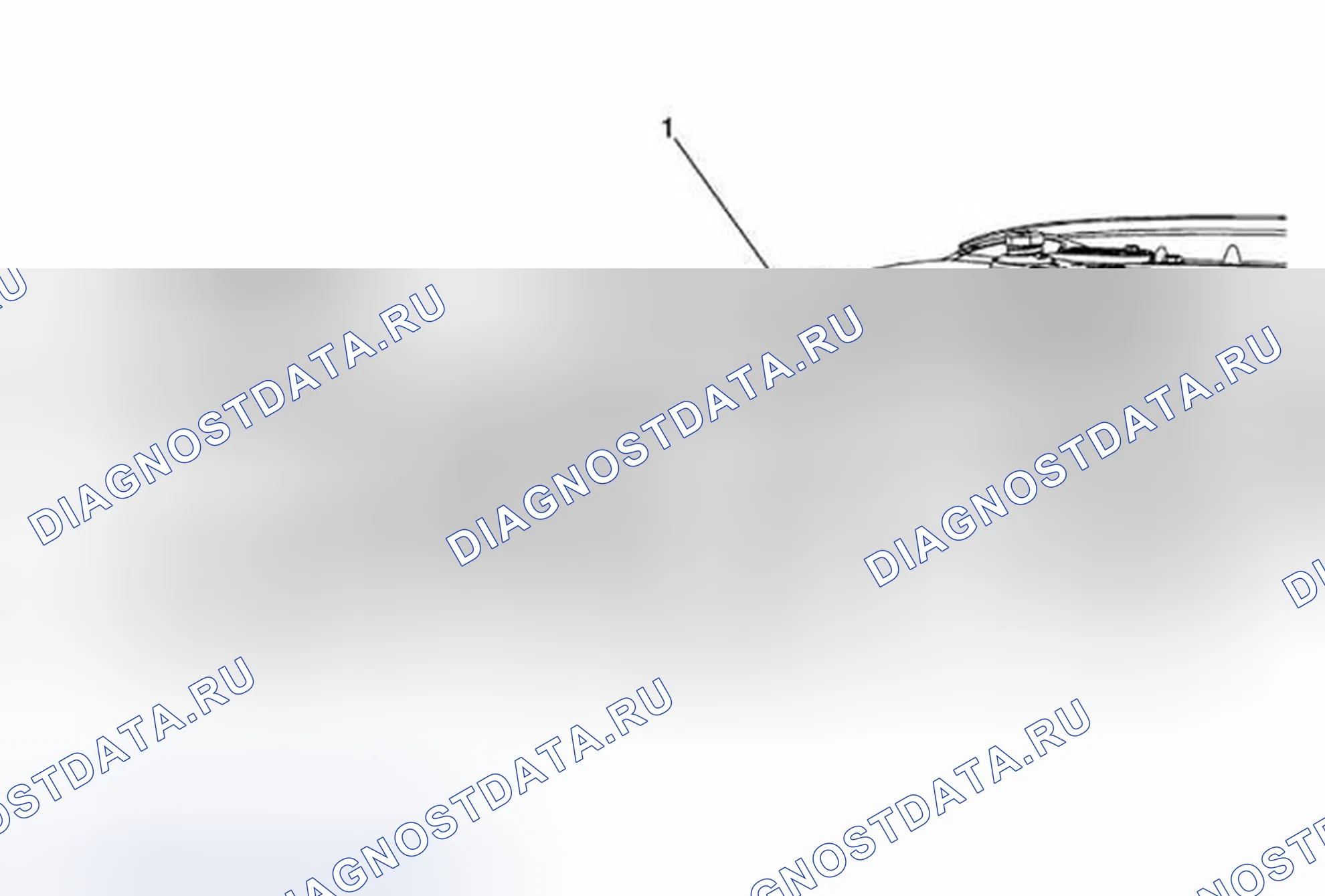 Рис. 48: Замена штока с открытым держателем капота. Chevrolet Sonic I