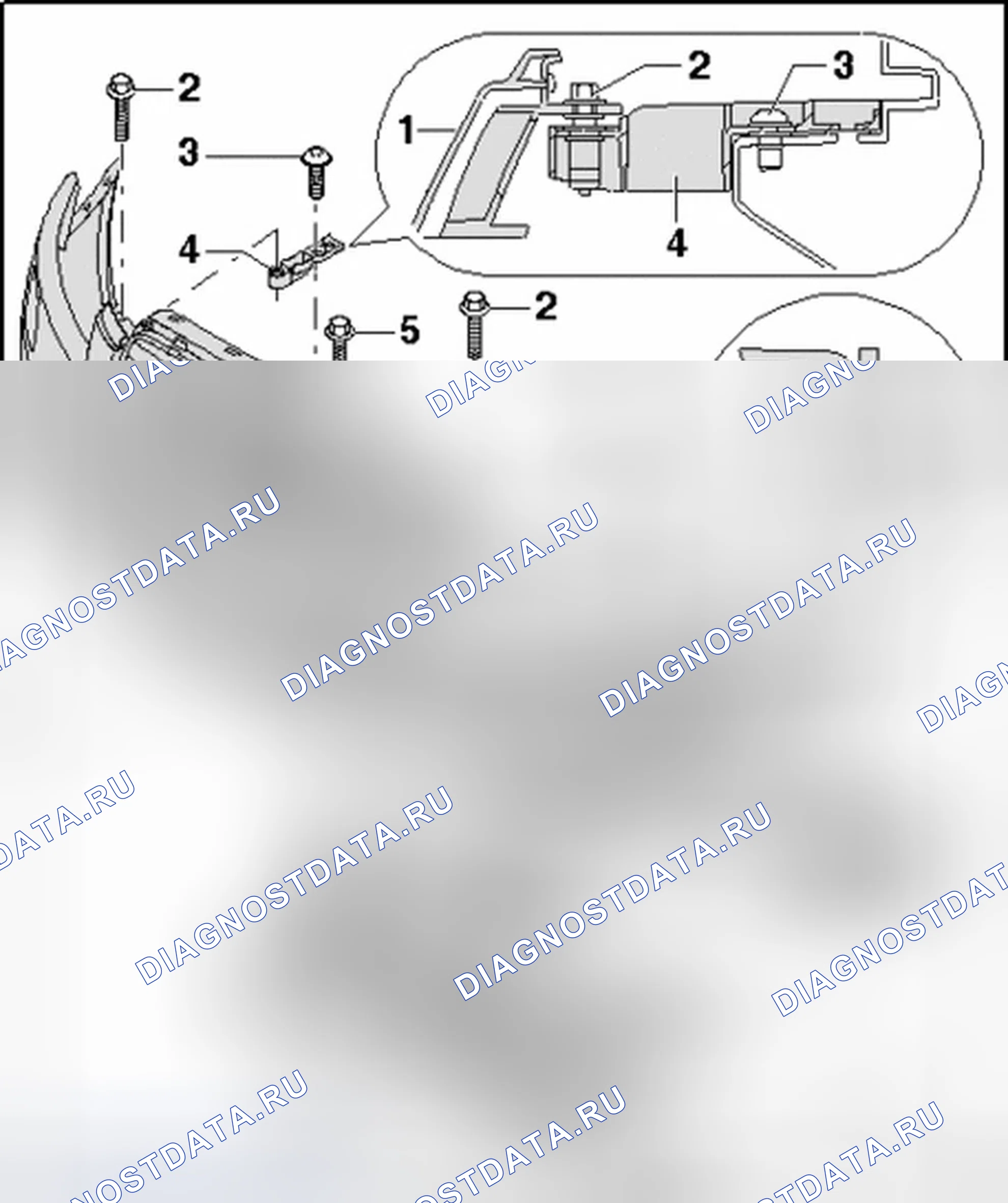 Рис. 169: Передний бампер, снятие и установка. Audi A6 С6