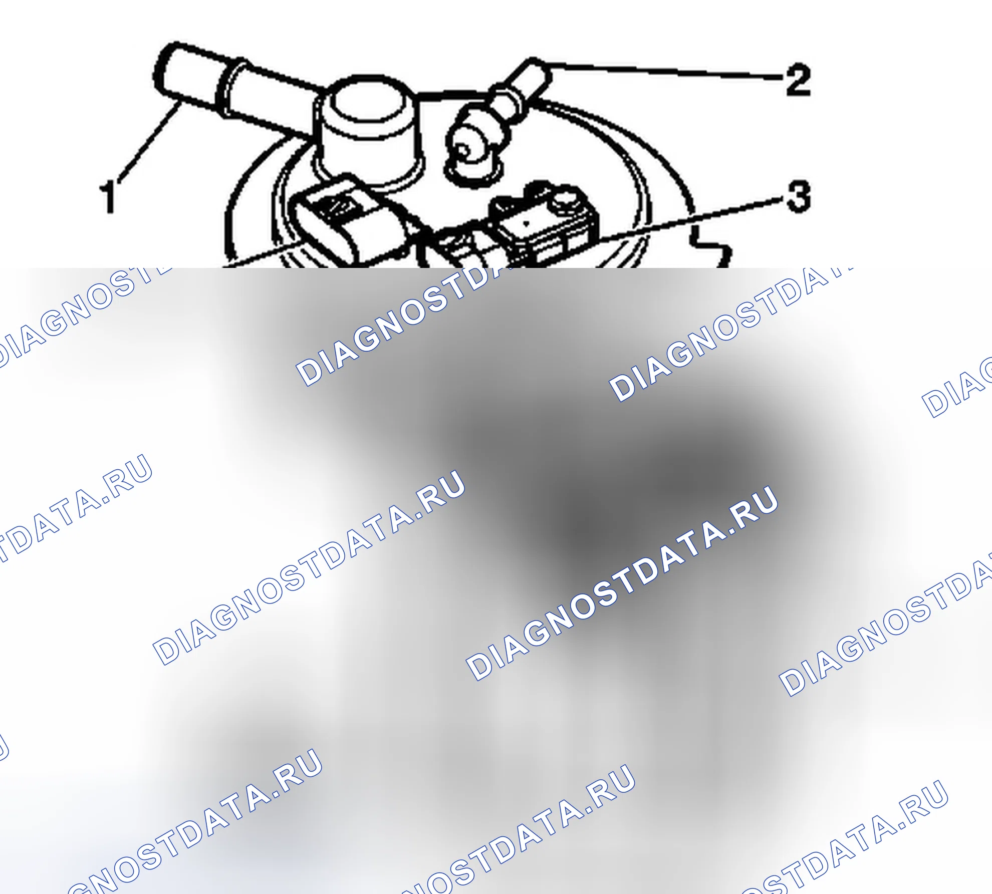 Рис. 29: Узел датчика топлива. Chevrolet Traverse I