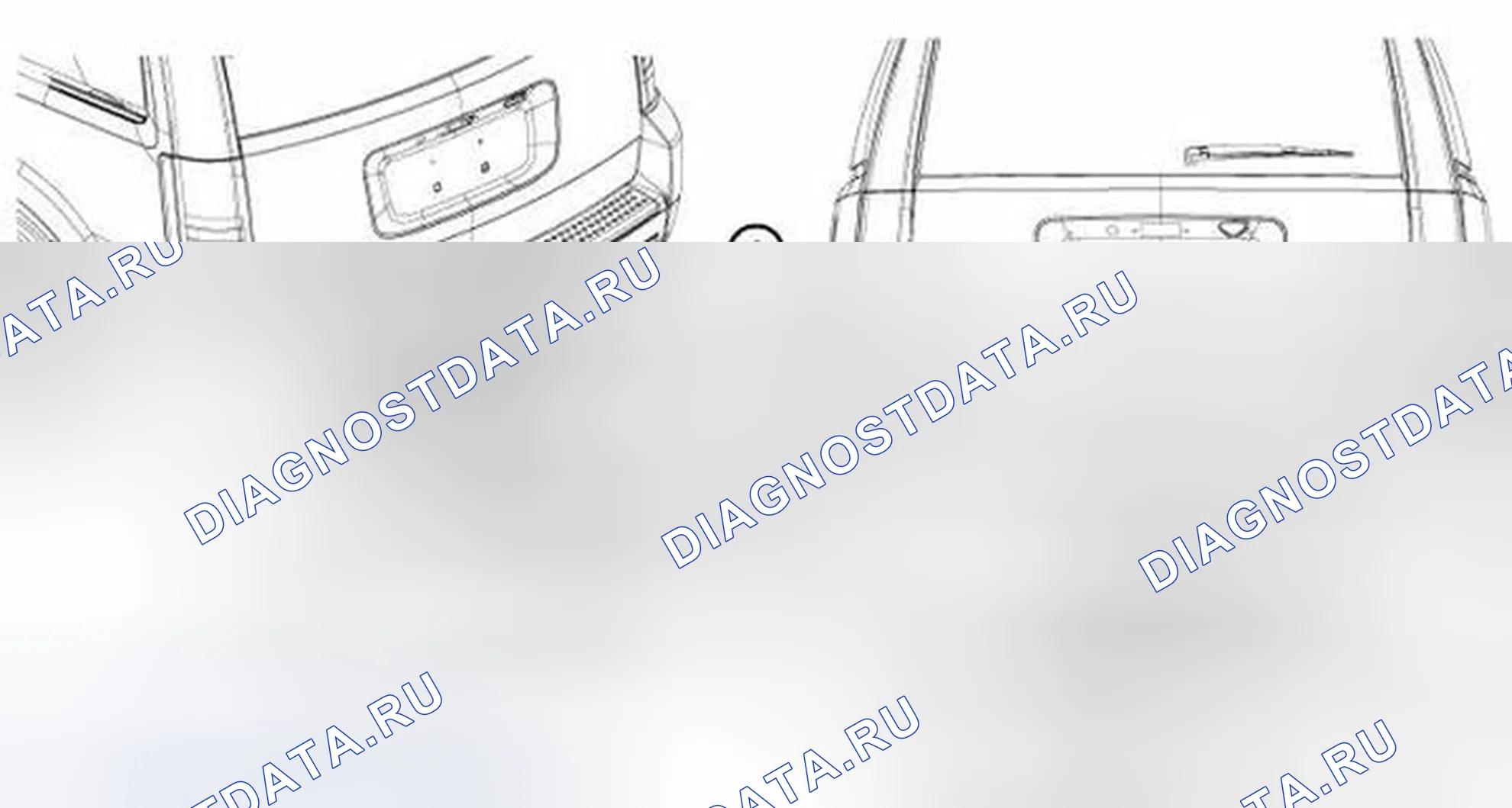 Рис. 82: ДЕМОНТАЖ. Chrysler Town & Country V рестайлинг