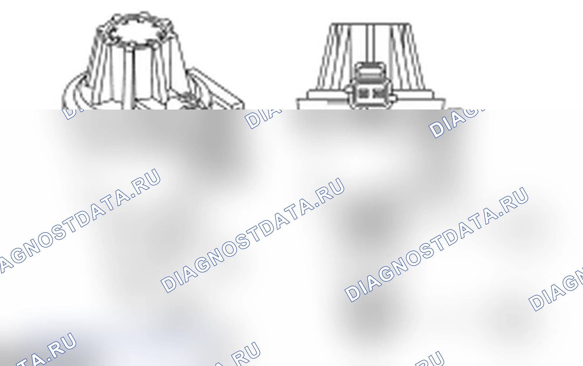 Рис. 24: Типовой клапан продувки канистры EVAP. Lincoln Mark LT