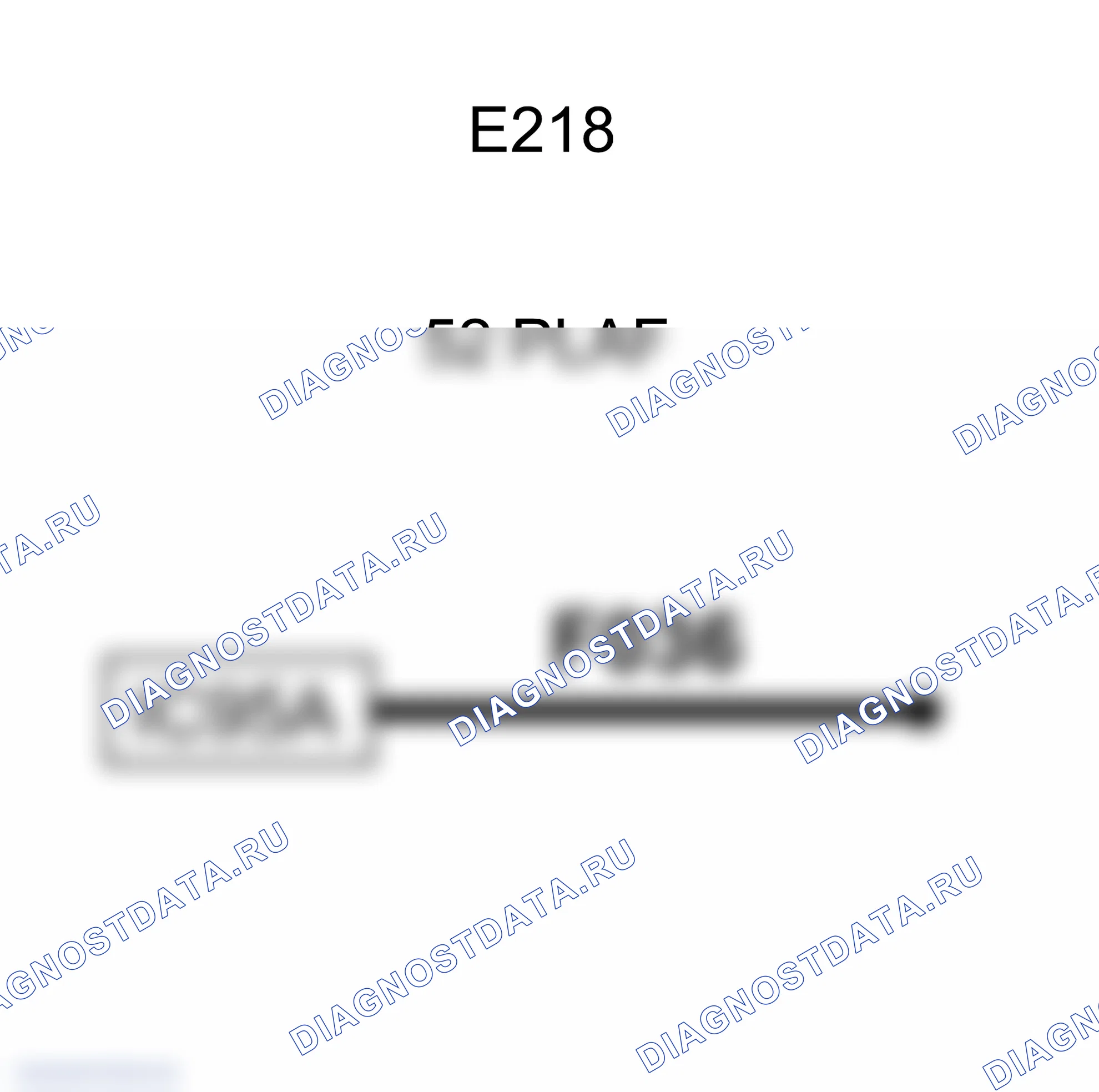 Распиновка разъёма E218 — Соединение проводов (сросток) №218. Citroen C4 Aircross I