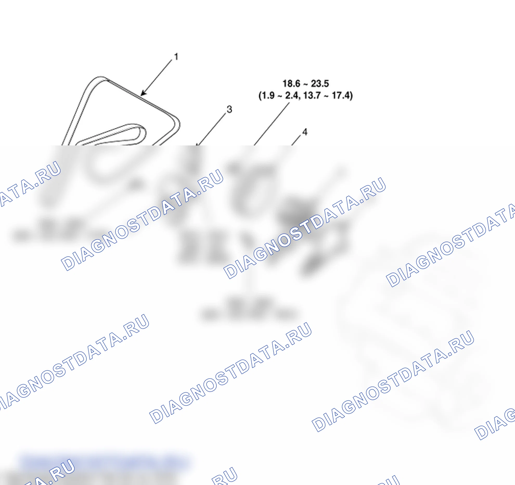 Детали водяного насоса. Hyundai Genesis(Bh)-U.S. I