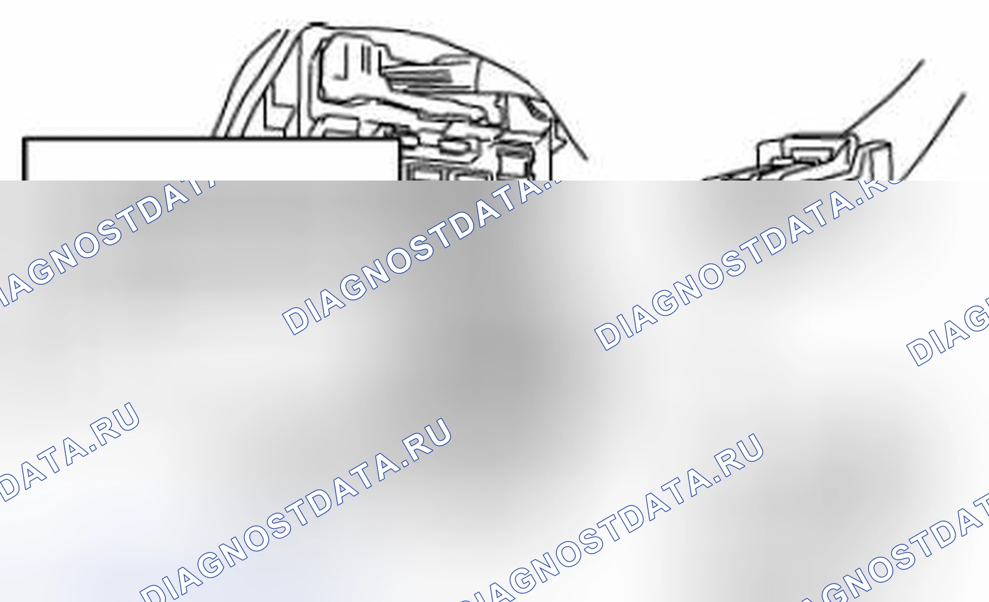 Рис. 5: Проверка цепи индикатора " Pass подушка безопасности Off " между " G61-1 " и " G03-11 ". Suzuki Grand Vitara II рестайлинг 2