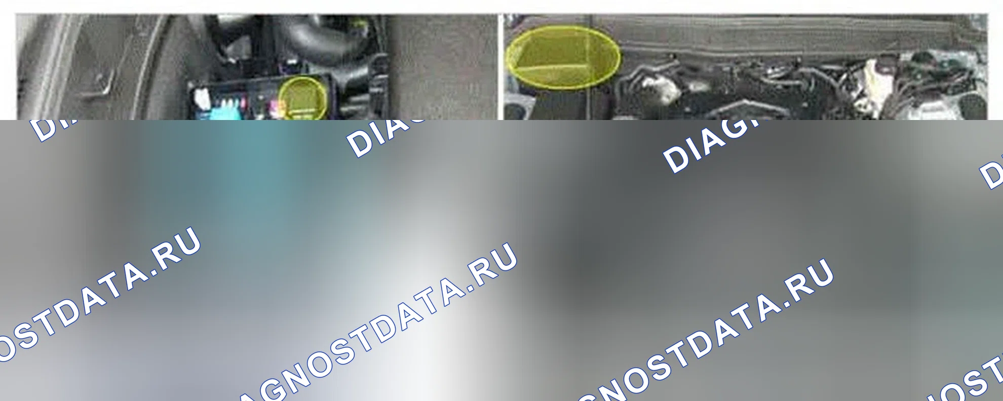 Рис. 966: Расположение компонентов. Hyundai Genesis I рестайлинг