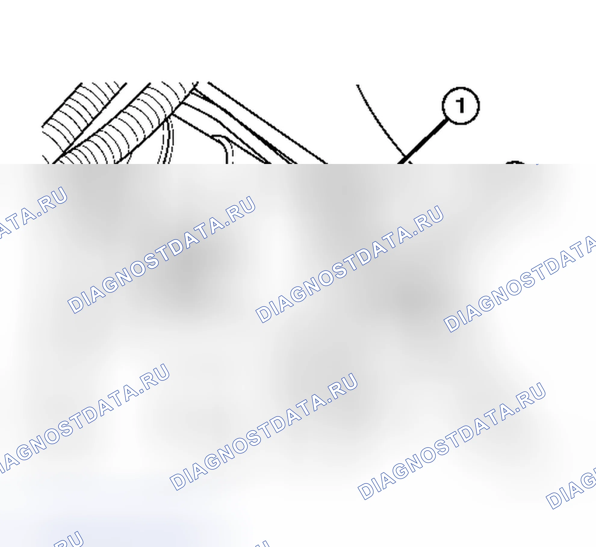 Рис. 17: ПЕРЕДНИЙ ГИБКИЙ ШЛАНГ. Dodge Durango II рестайлинг