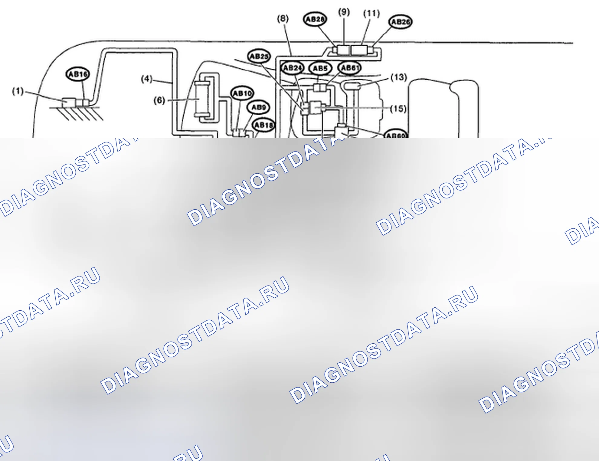 Рис. 141: РАСПОЛОЖЕНИЕ. Honda Vigor I