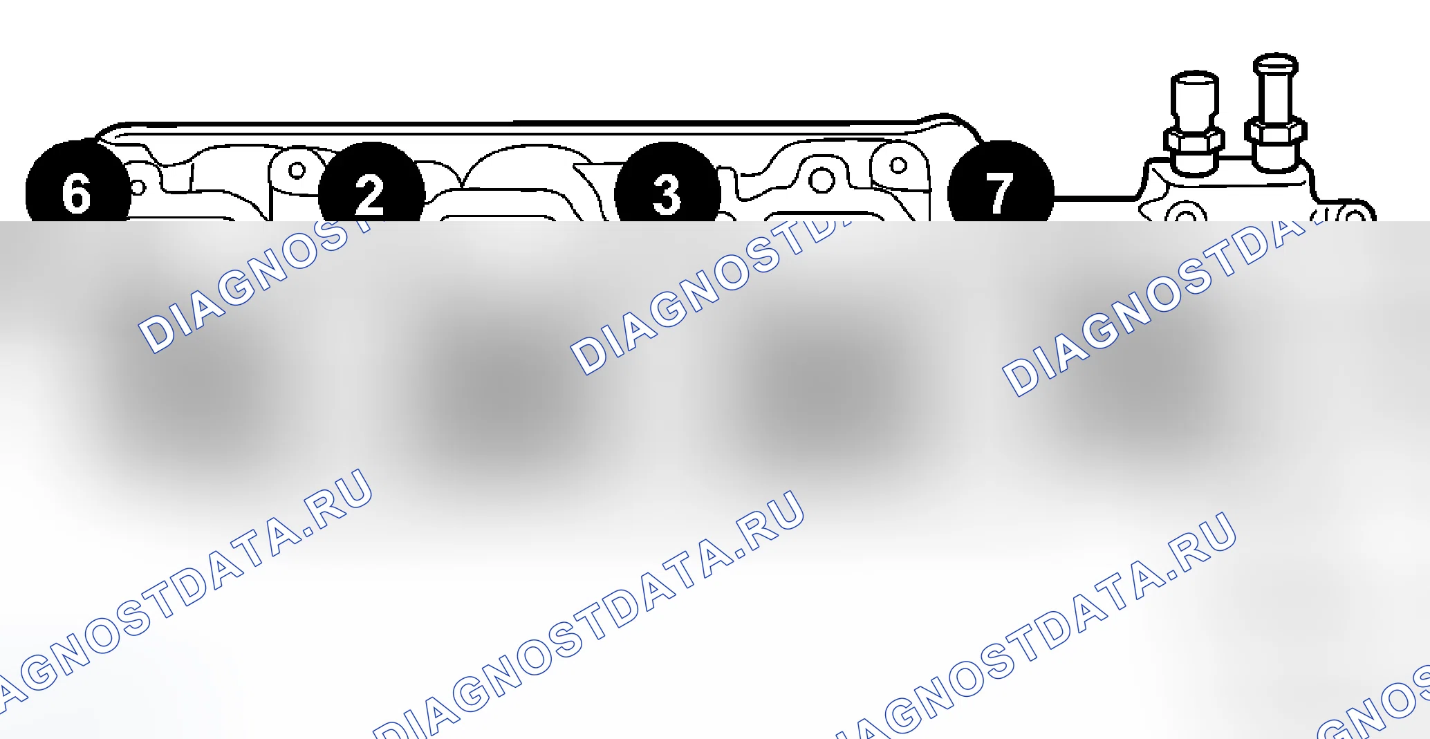 Рис. 129: МОНТАЖ - НИЖНИЙ ВПУСКНОЙ КОЛЛЕКТОР. Chrysler Pacifica CS