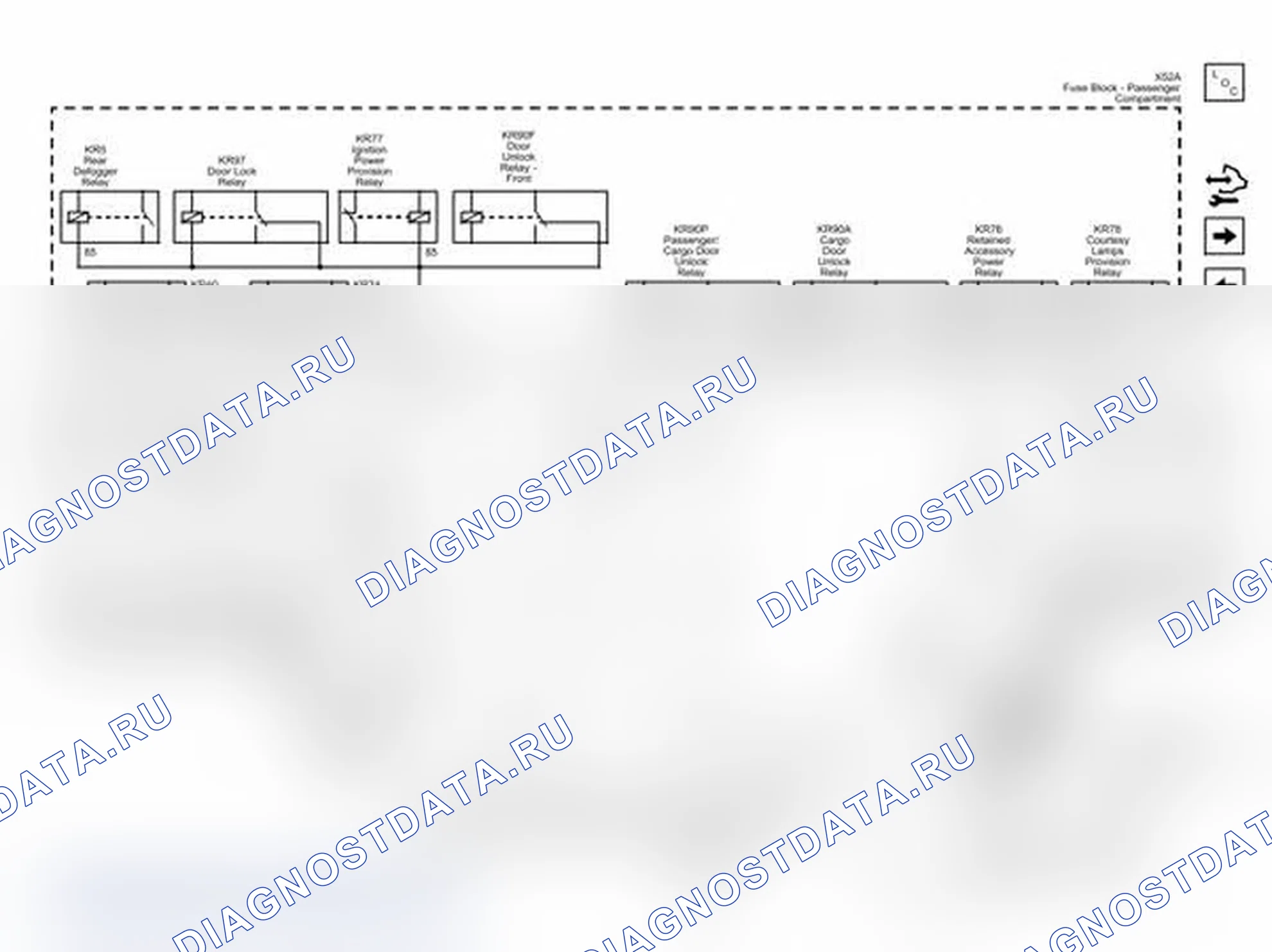 Рис. 185: Схема соединений G302 (1 из 2). Chevrolet Express G1500 