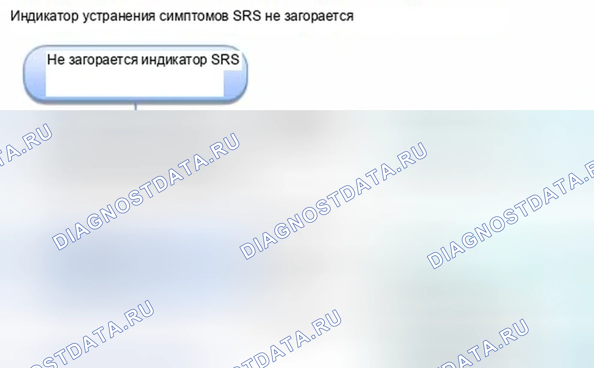 Рис. 1413: Индикатор SRS не загорается. Honda Civic IX