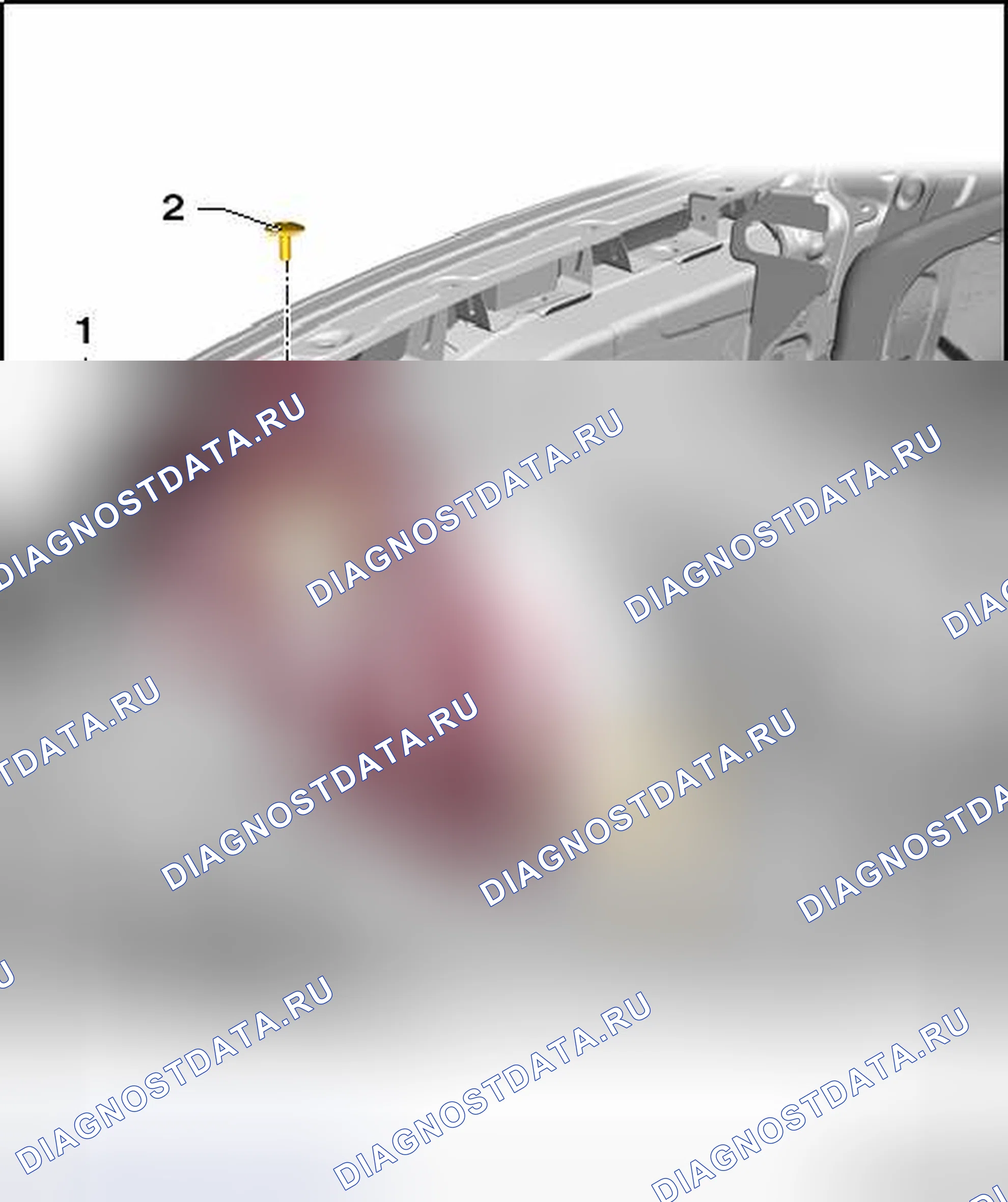 Рис. 6: ОБЩИЙ ВИД УЗЛА ДЕФОРМИРУЕМОГО ЭЛЕМЕНТА. Volkswagen Touareg II