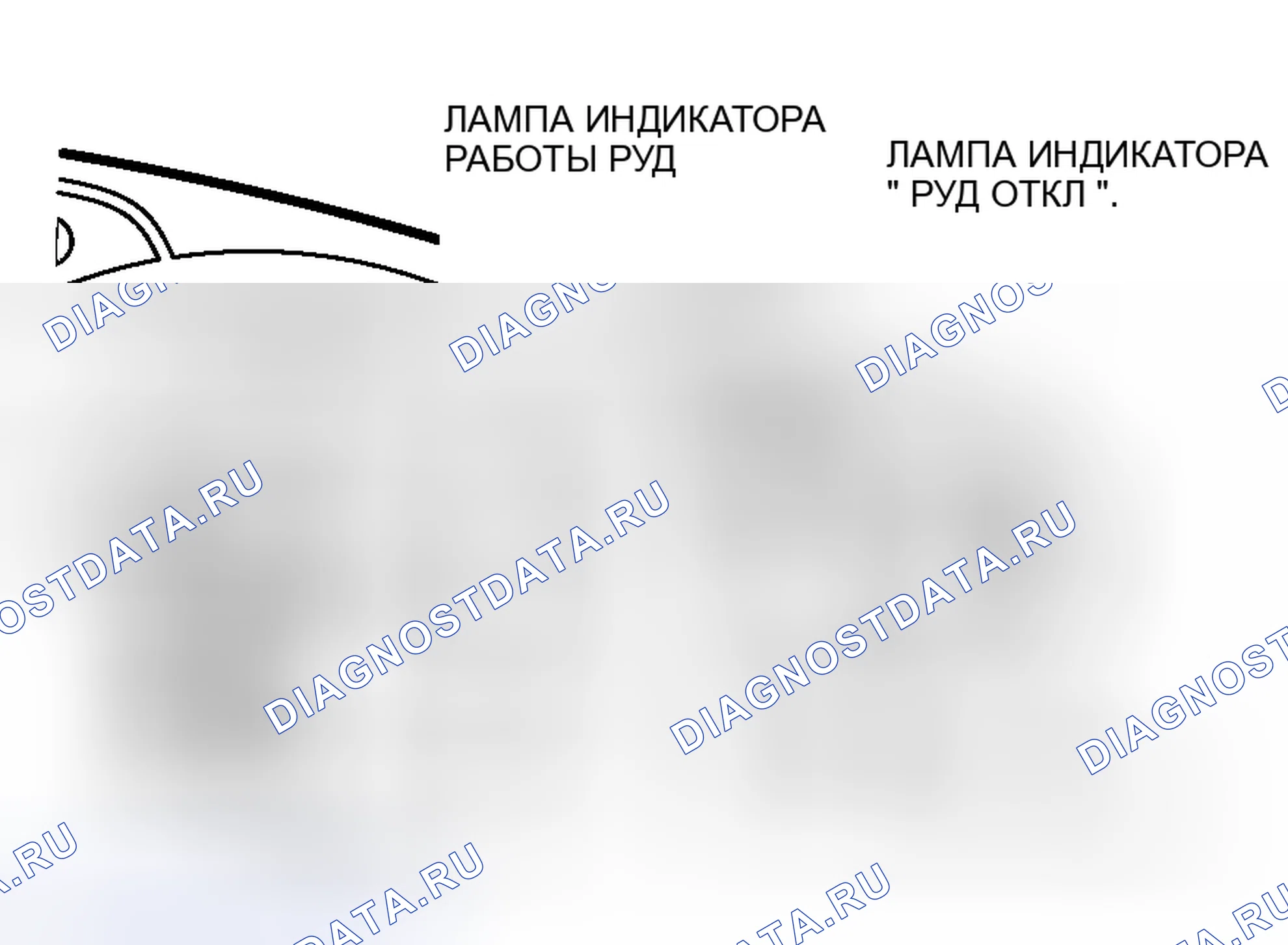 Рис. 32: ПРОВЕРКА СВЕТОВОЙ ИНДИКАЦИИ РУД. Mitsubishi Galant IX рестайлинг