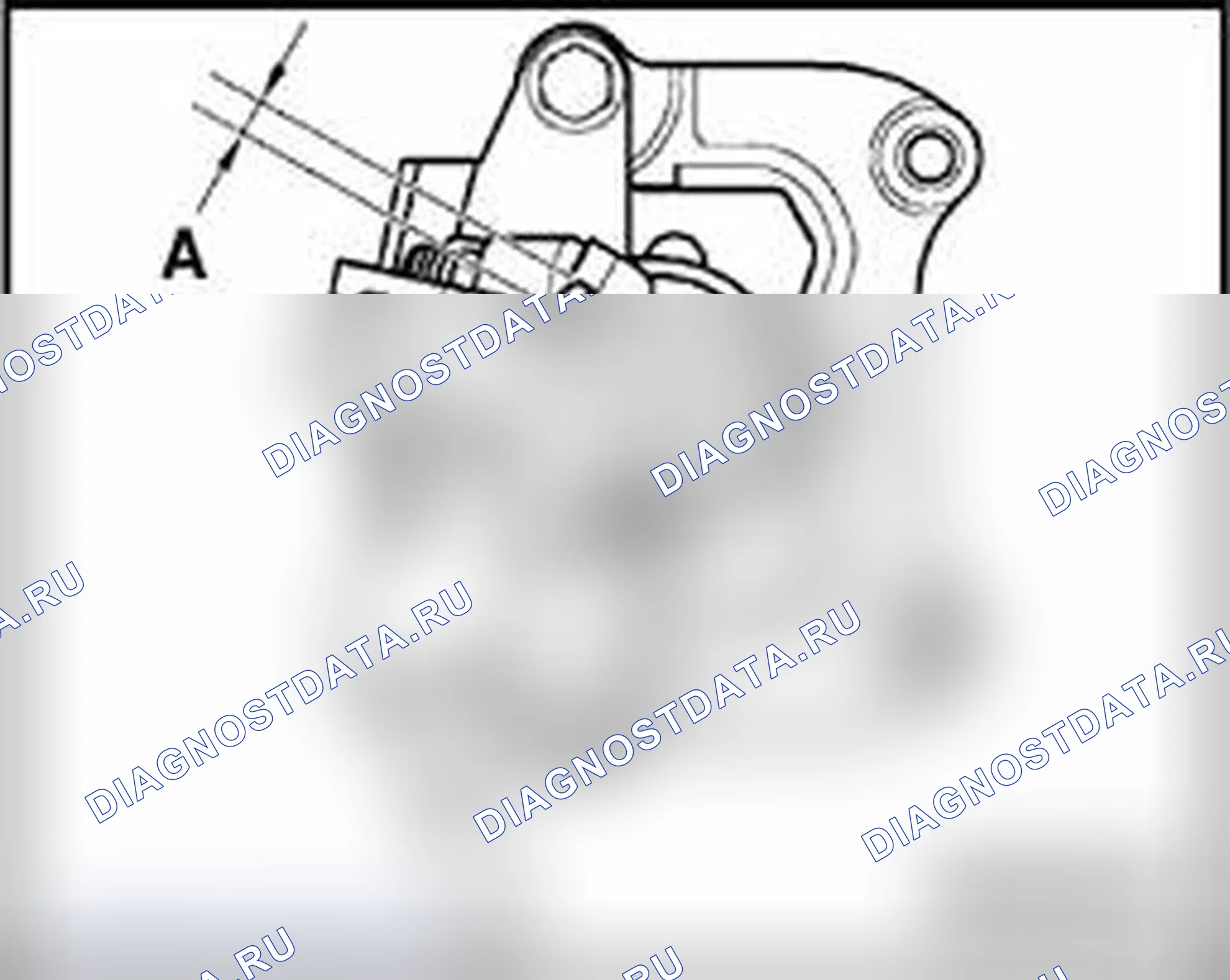 Рис. 106: Стояночный тормоз, регулировка. Audi A4 B6