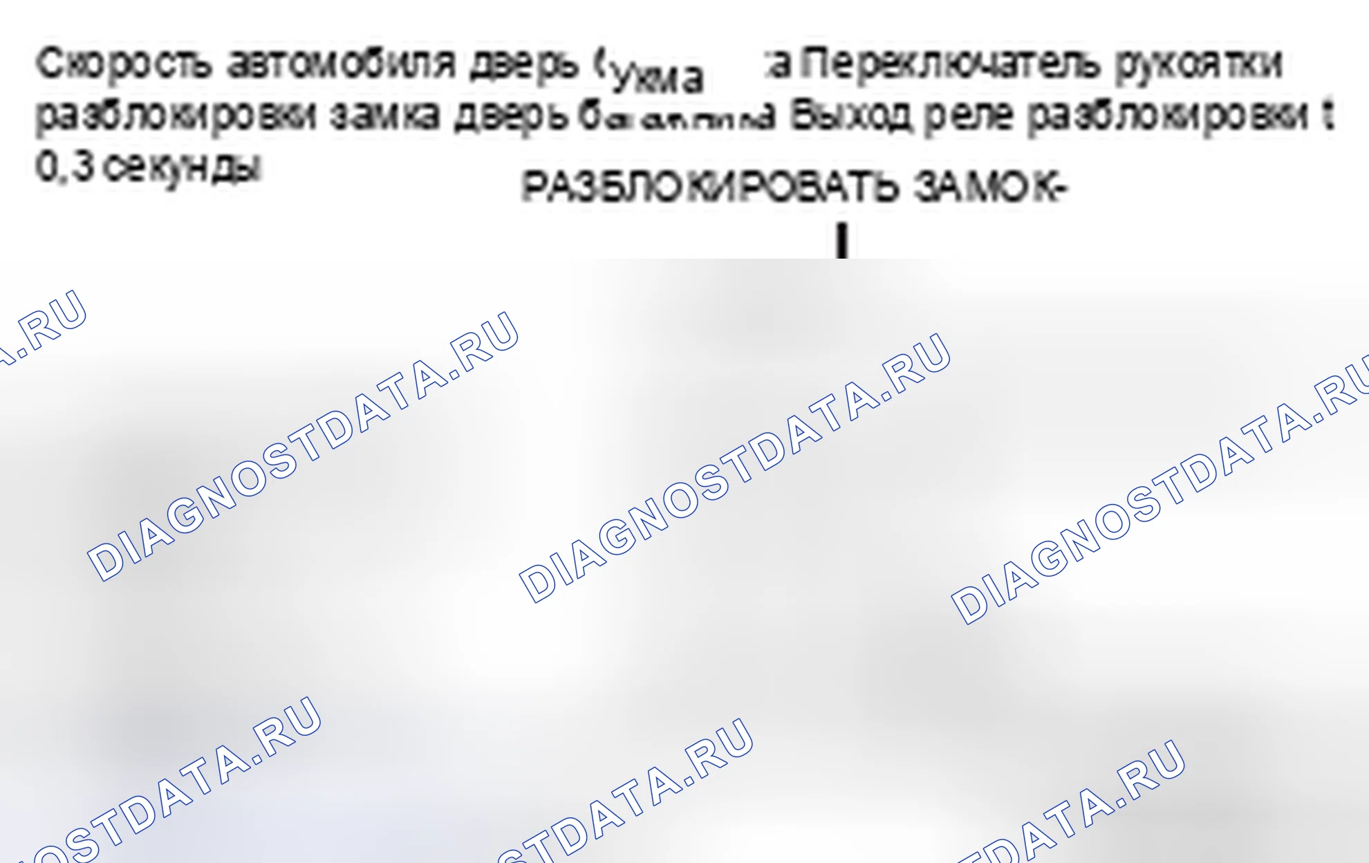 Рис. 55: ФУНКЦИЯ УПРАВЛЕНИЯ ОТКРЫВАТЕЛЕМ дверь багажника. Honda Domani MB