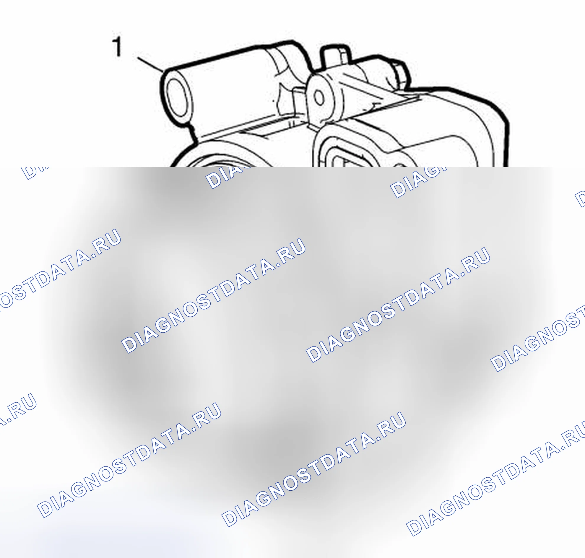 Рис. 5: Водяной насос. Chevrolet Orlando I