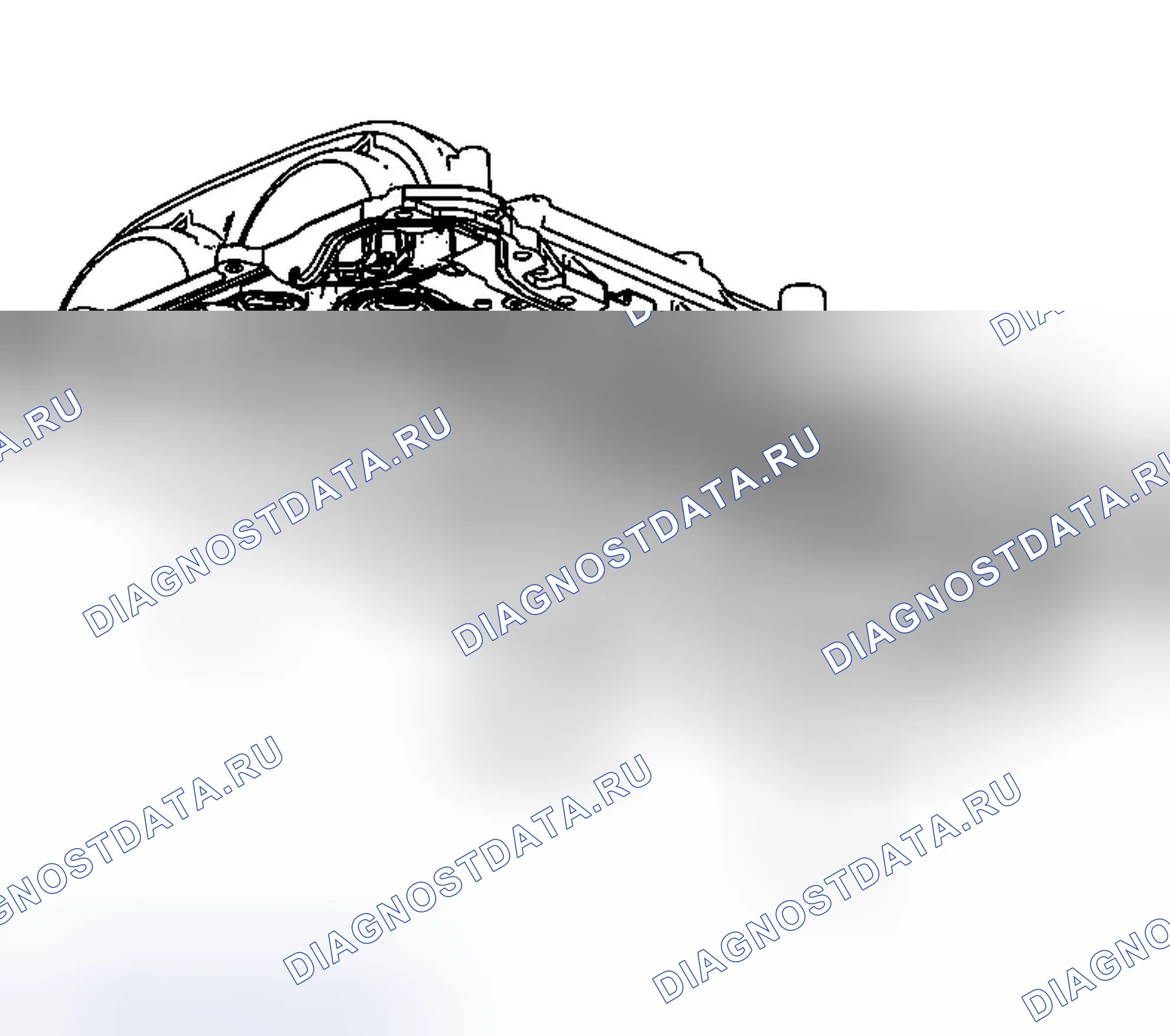 Рис. 181: Дно крышки распределительного вала. Chevrolet Malibu VIII рестайлинг