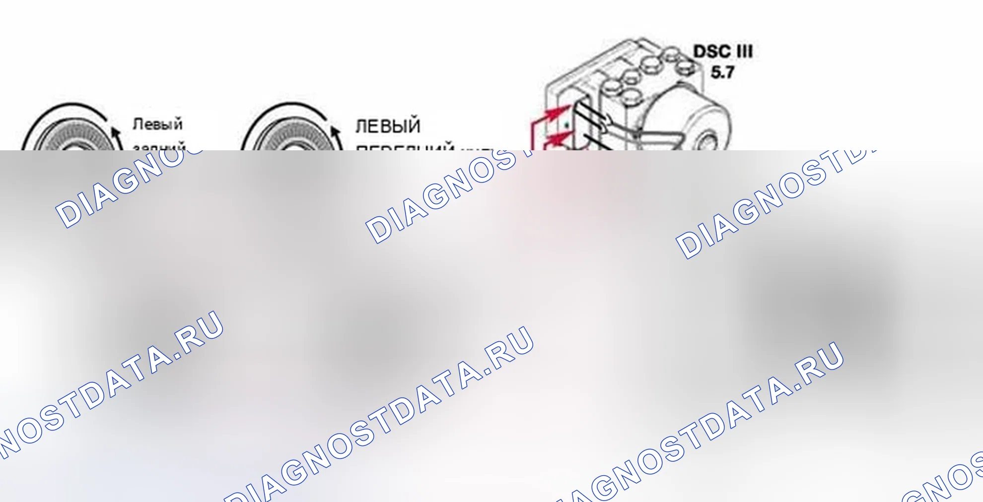 Рис. 1353: DSC III - дорожный сигнал скорости. BMW X5 E53 рестайлинг