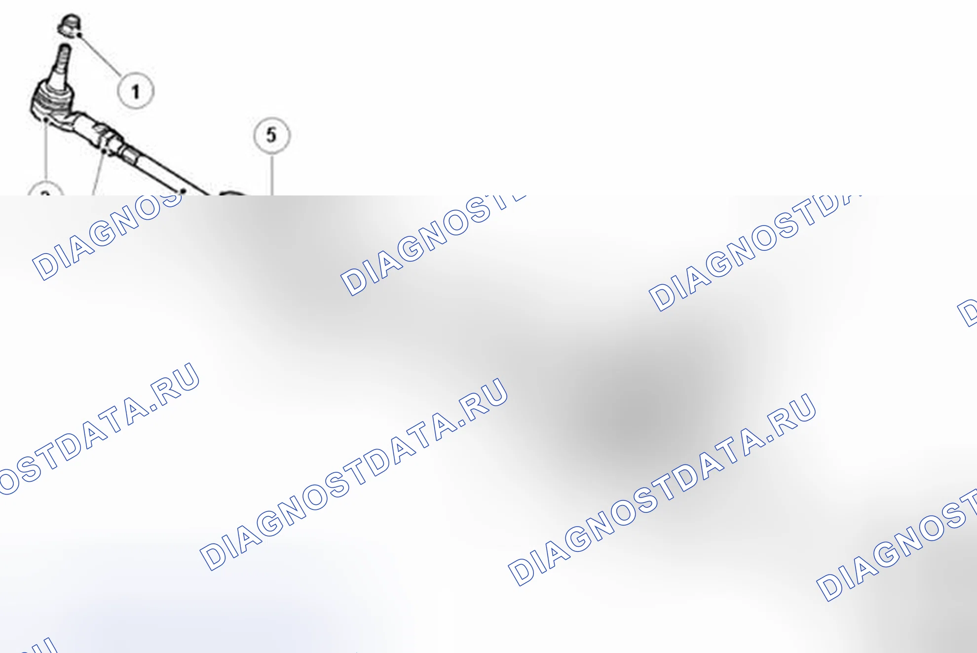 Рис. 1: РУЛЕВОЙ МЕХАНИЗМ. Land Rover Range Rover Sport L320