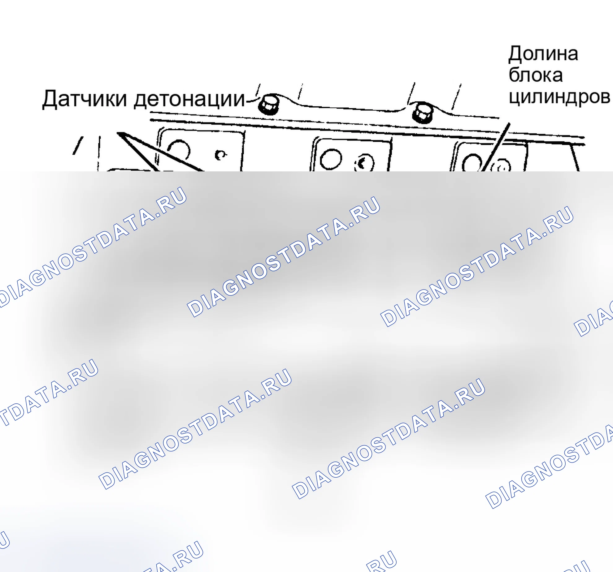 Рис. 1: Верх двигателя. Chrysler New Yorker XIV