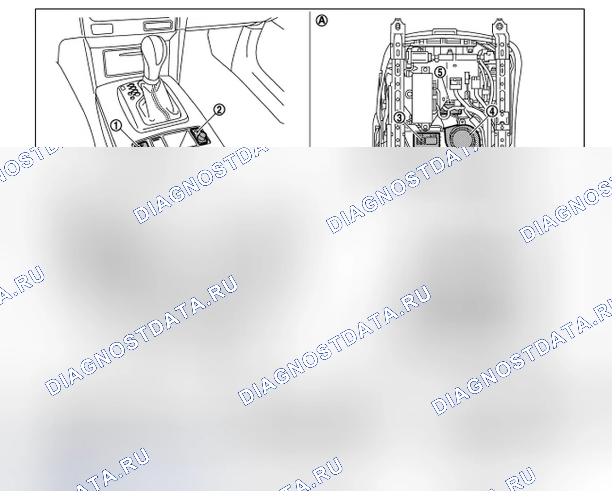 Рис. 145: Расположение компонентов. Infiniti FX35 II