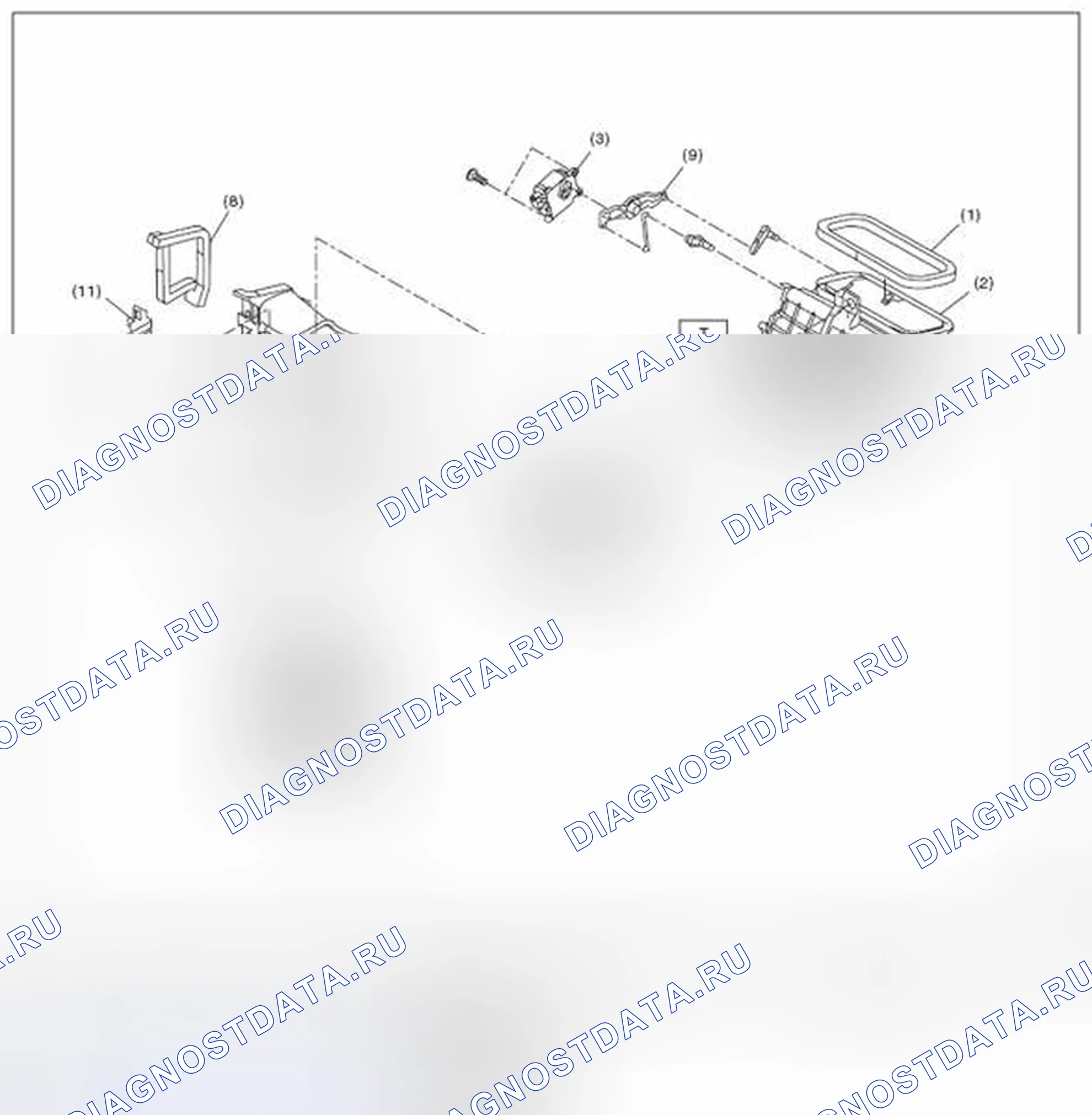 Рис. 151: БЛОК ДВИГАТЕЛЯ ВОЗДУХОДУВКИ. Subaru Impreza GK