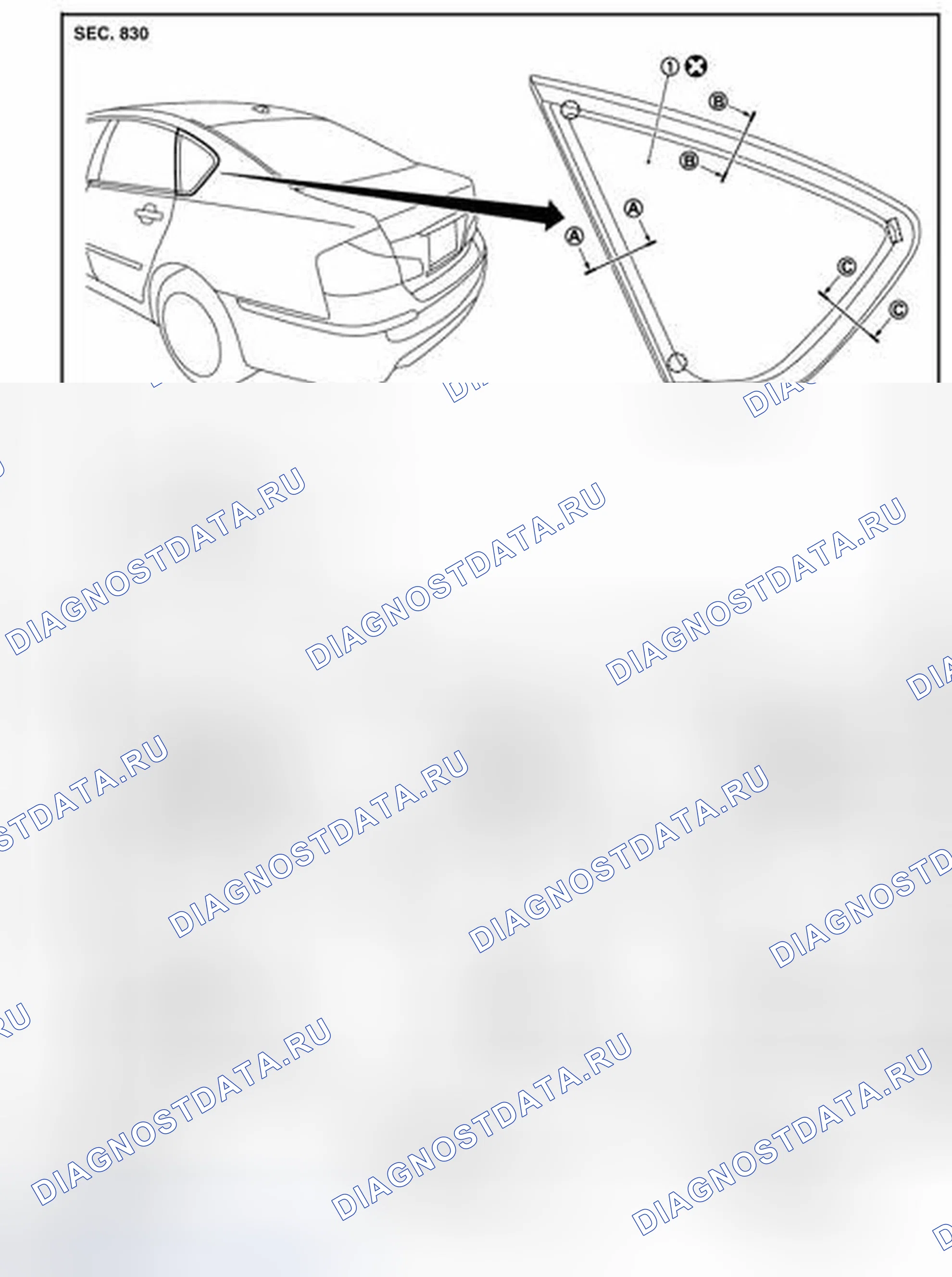Рис. 116: Разнесенный вид. Infiniti M35 III рестайлинг