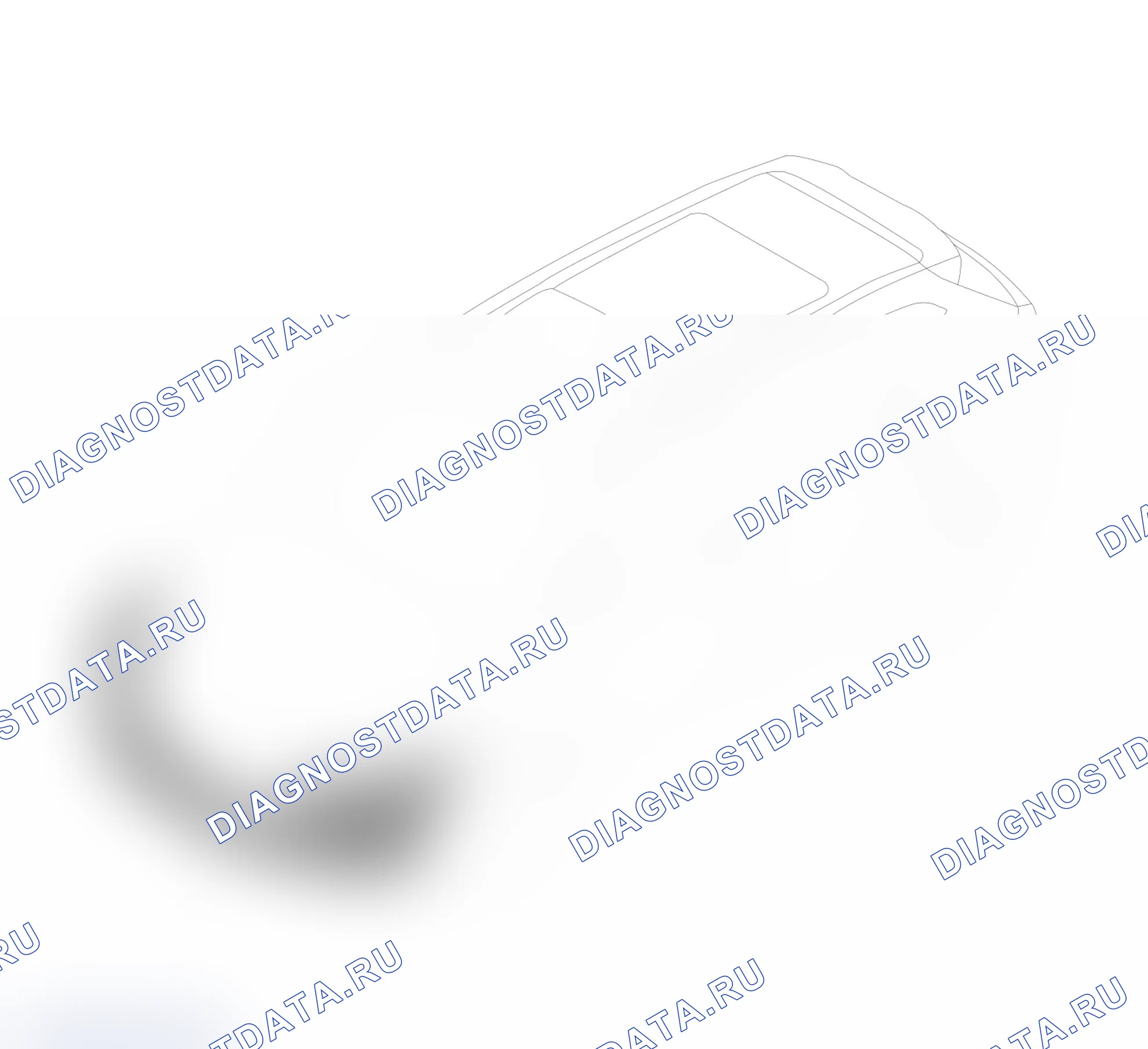 Схема расположения переднего бампера — Haval H6. Haval H6 III