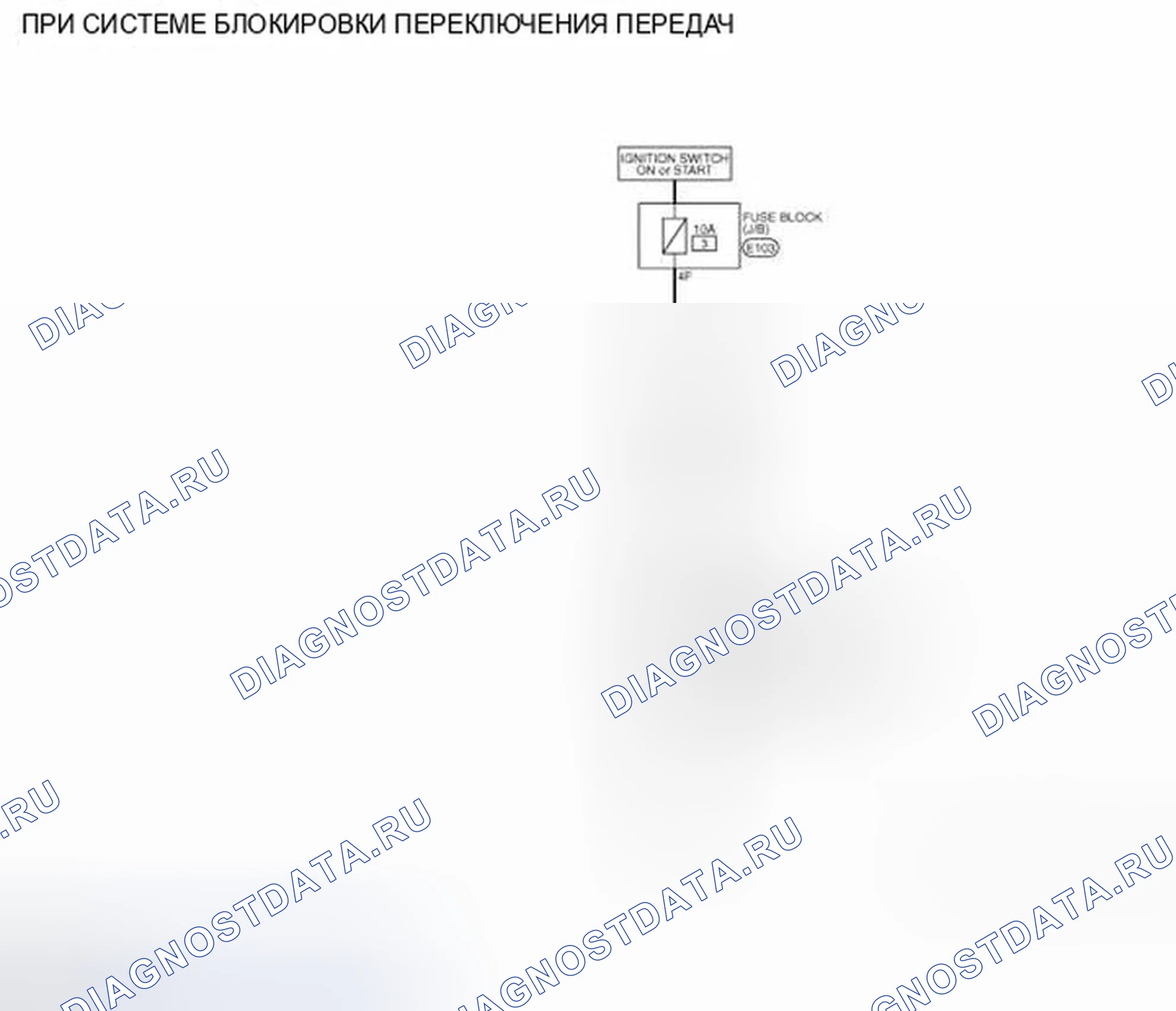 Рис. 72: электросхема - СИСТЕМА БЛОКИРОВКИ ПЕРЕКЛЮЧЕНИЯ ПЕРЕДАЧ A / T. Infiniti QX50 I