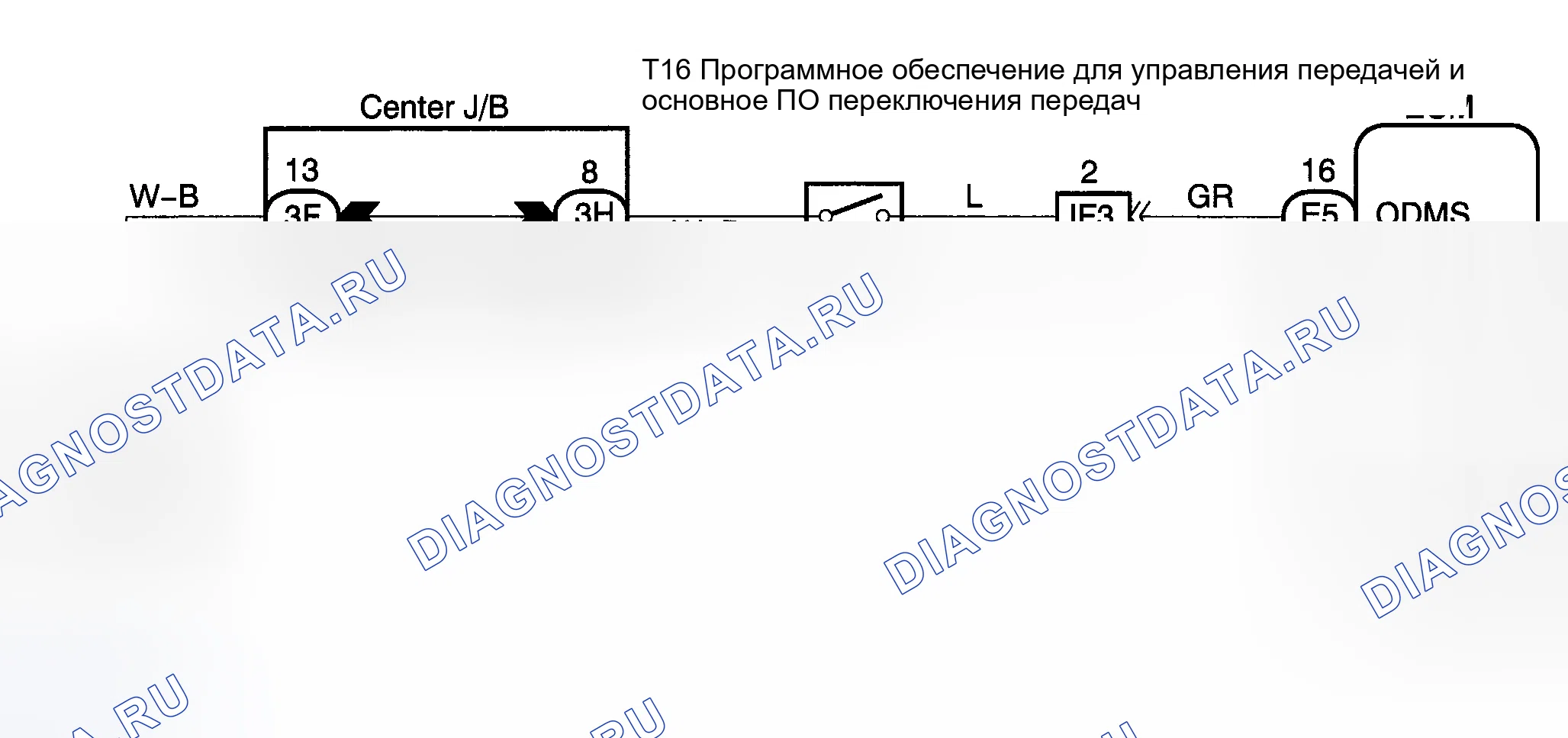 Рис. 374: электросхема. Toyota Highlander I рестайлинг