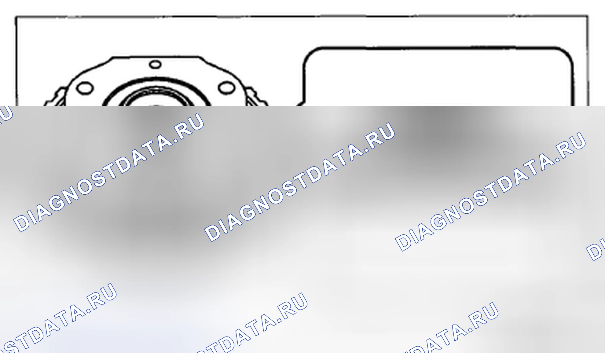 Рис. 23: Проверка радиального игольчатого подшипника (в шестерне). Mazda CX-5 I