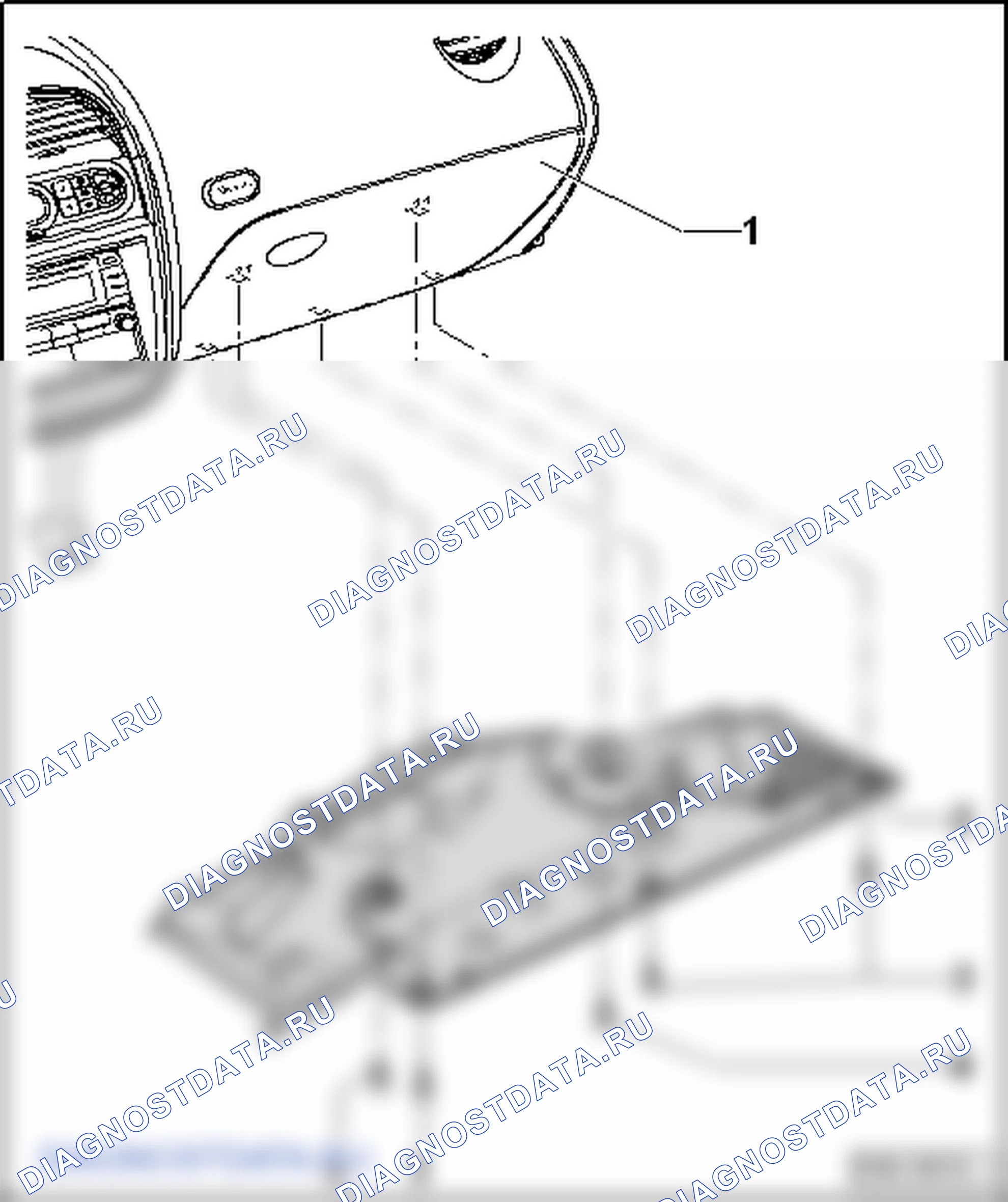 Накладки, кожухи и декоративные щитки. SEAT Altea I