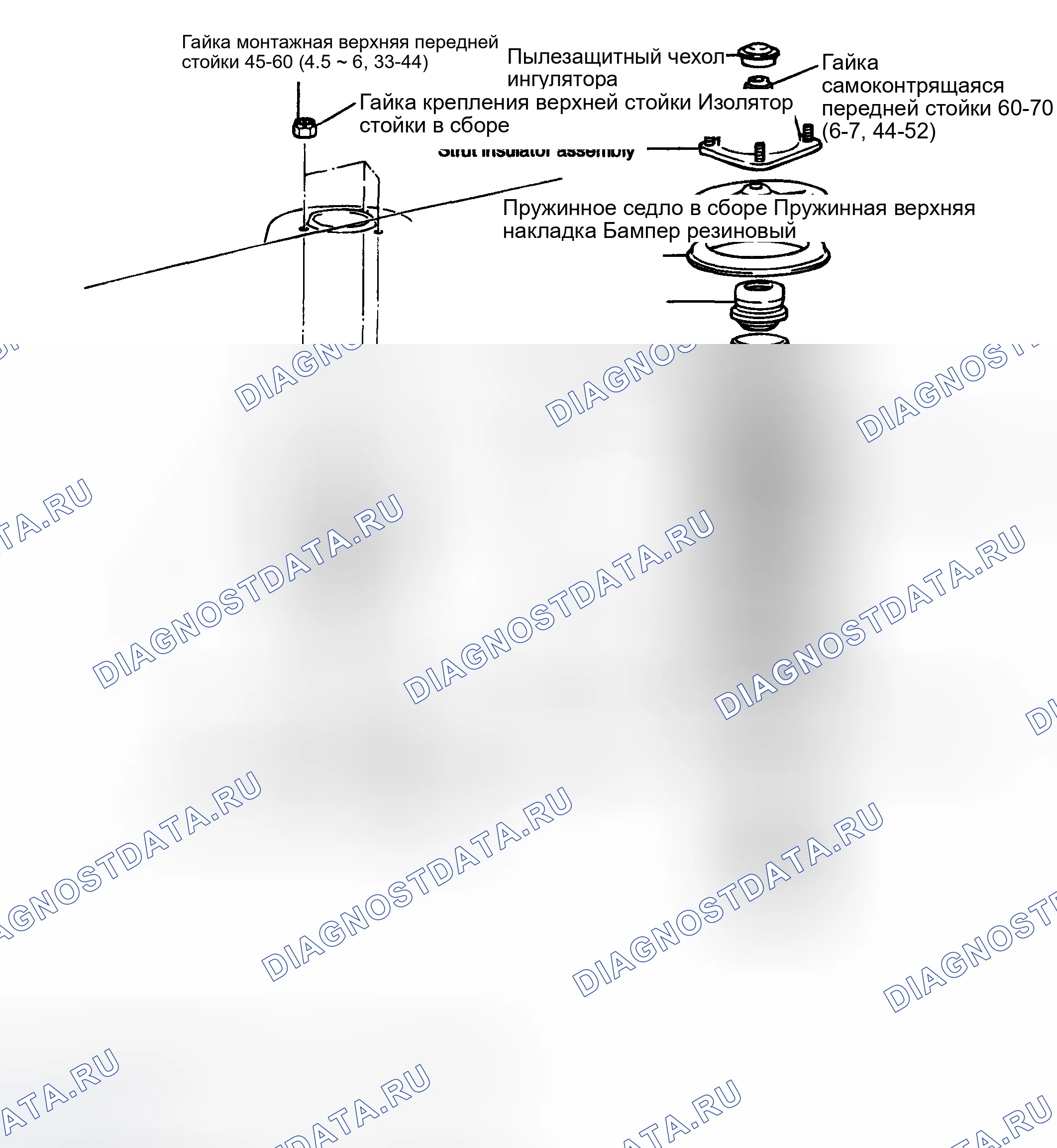 Рис. 1: КОМПОНЕНТЫ. Hyundai Santa Fe I