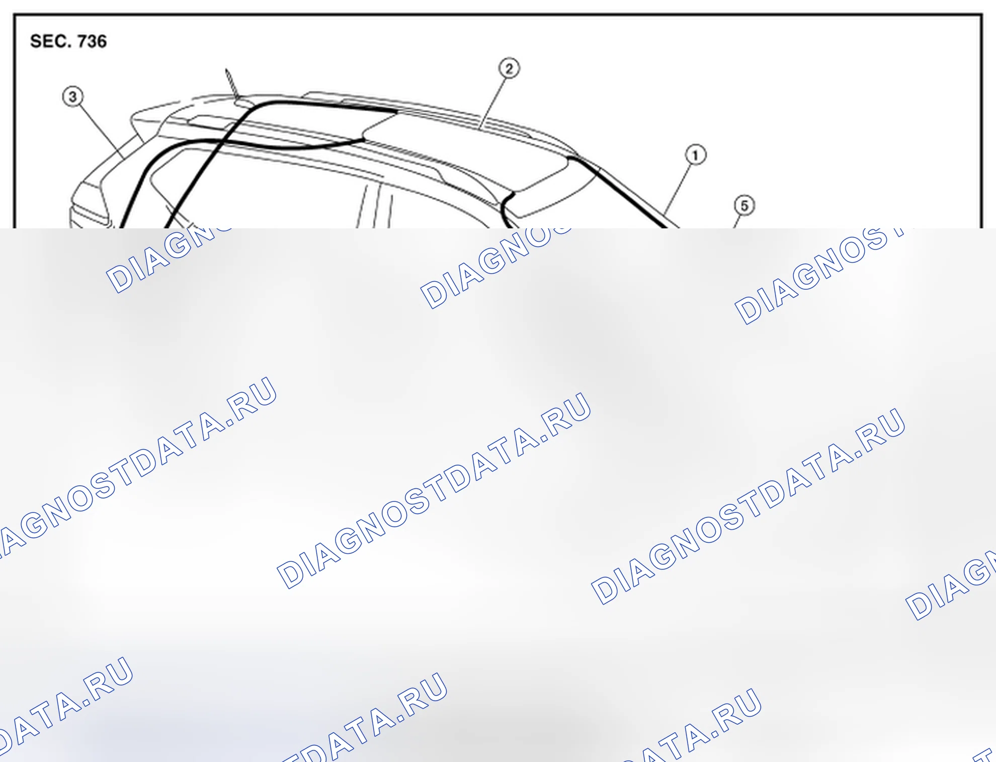 Рис. 171: СЛИВНЫЕ ШЛАНГИ. Nissan Rogue II