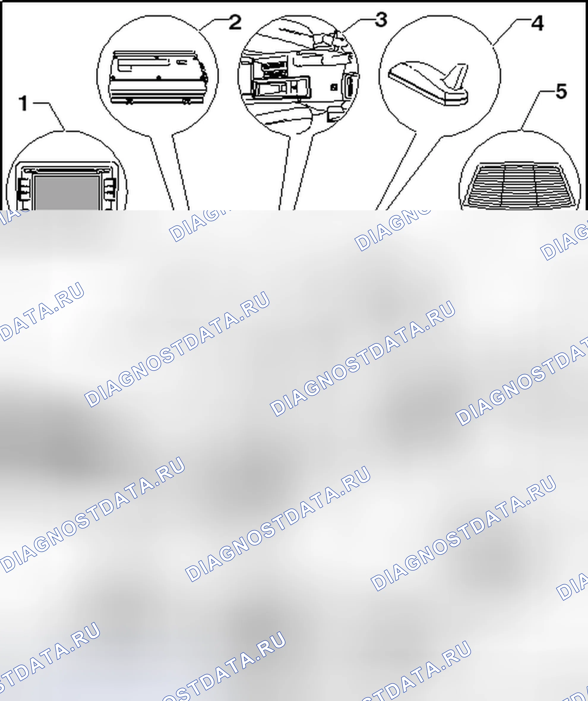 Рис. 35: ОБЗОР ЗВУКОВОЙ СИСТЕМЫ. Volkswagen Tiguan I