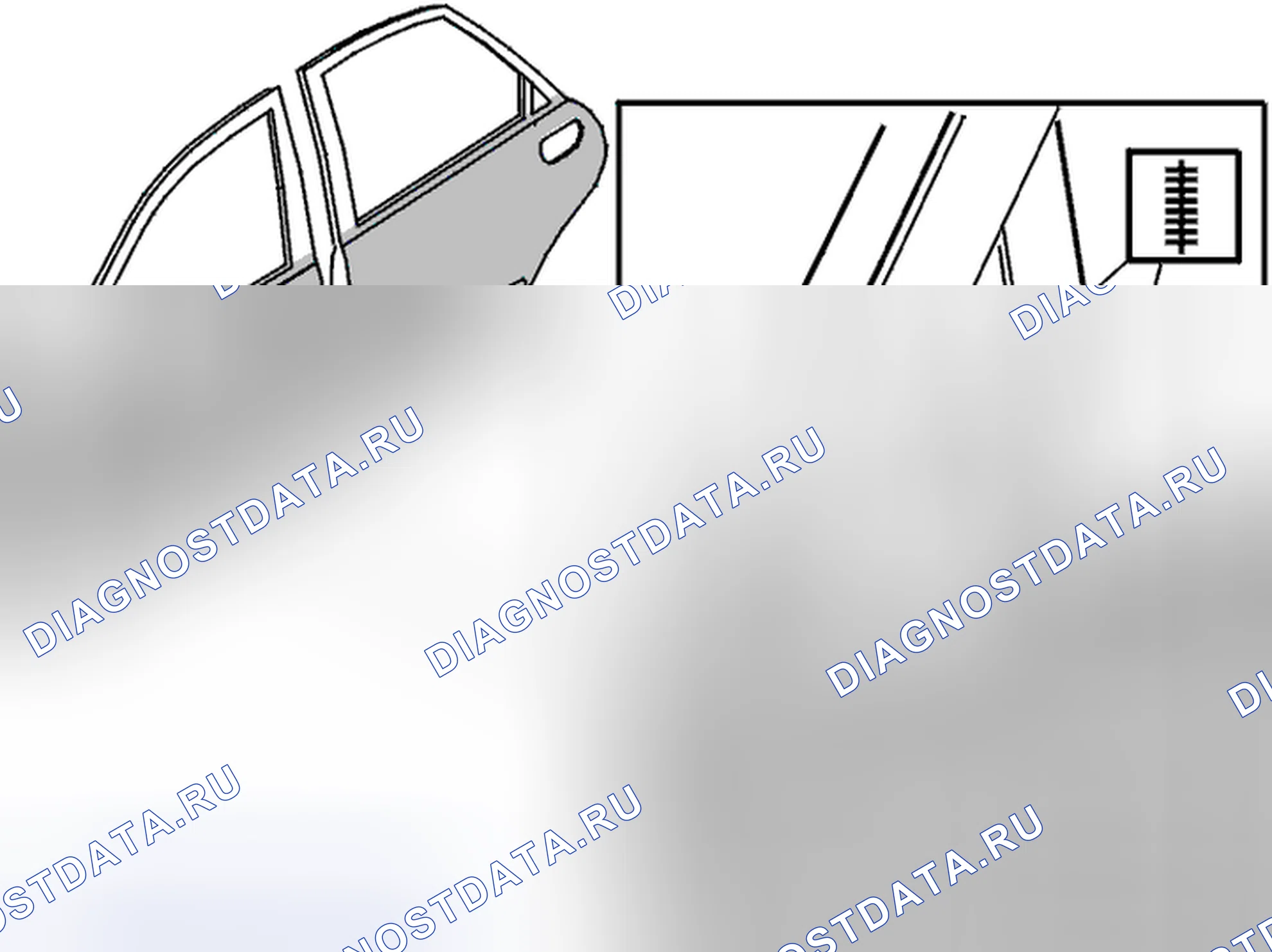 Рис. 146: Установка дверных панелей. Volvo V40 I рестайлинг