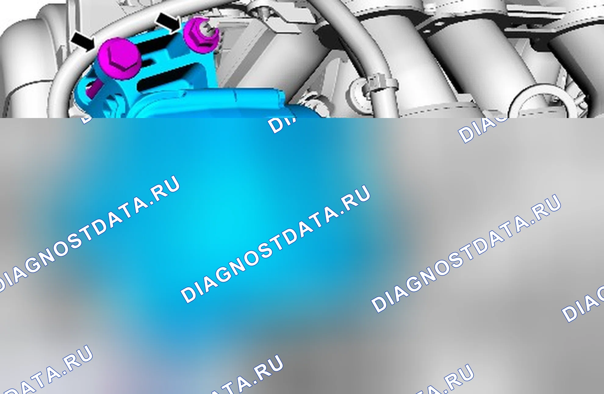 Разборка двигателя. Ford Mondeo IV