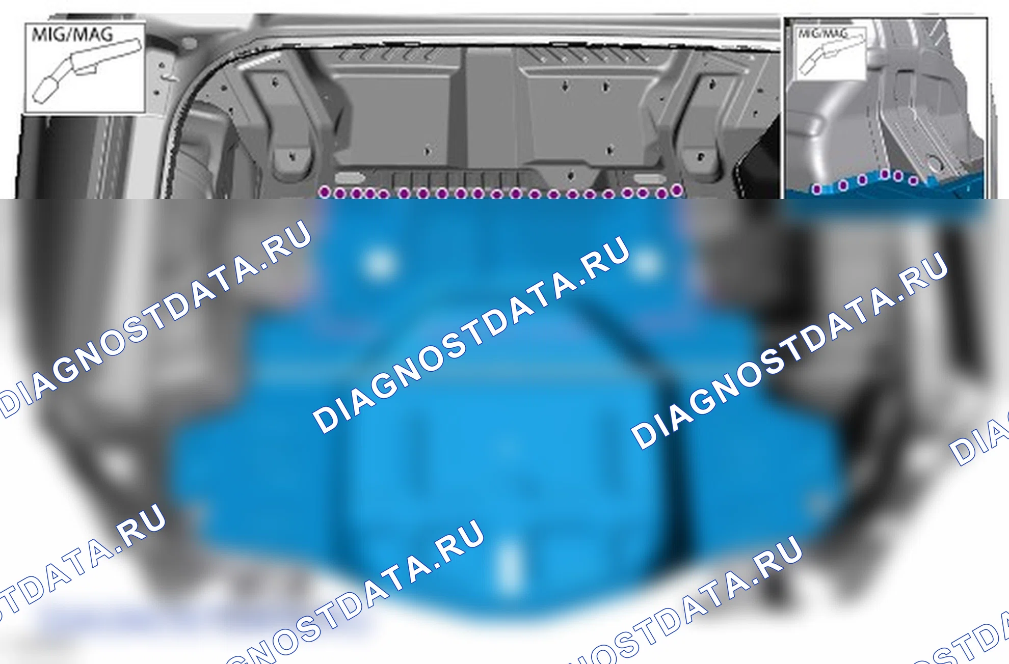 Как снять и установить заднюю панель пола. Ford Edge II