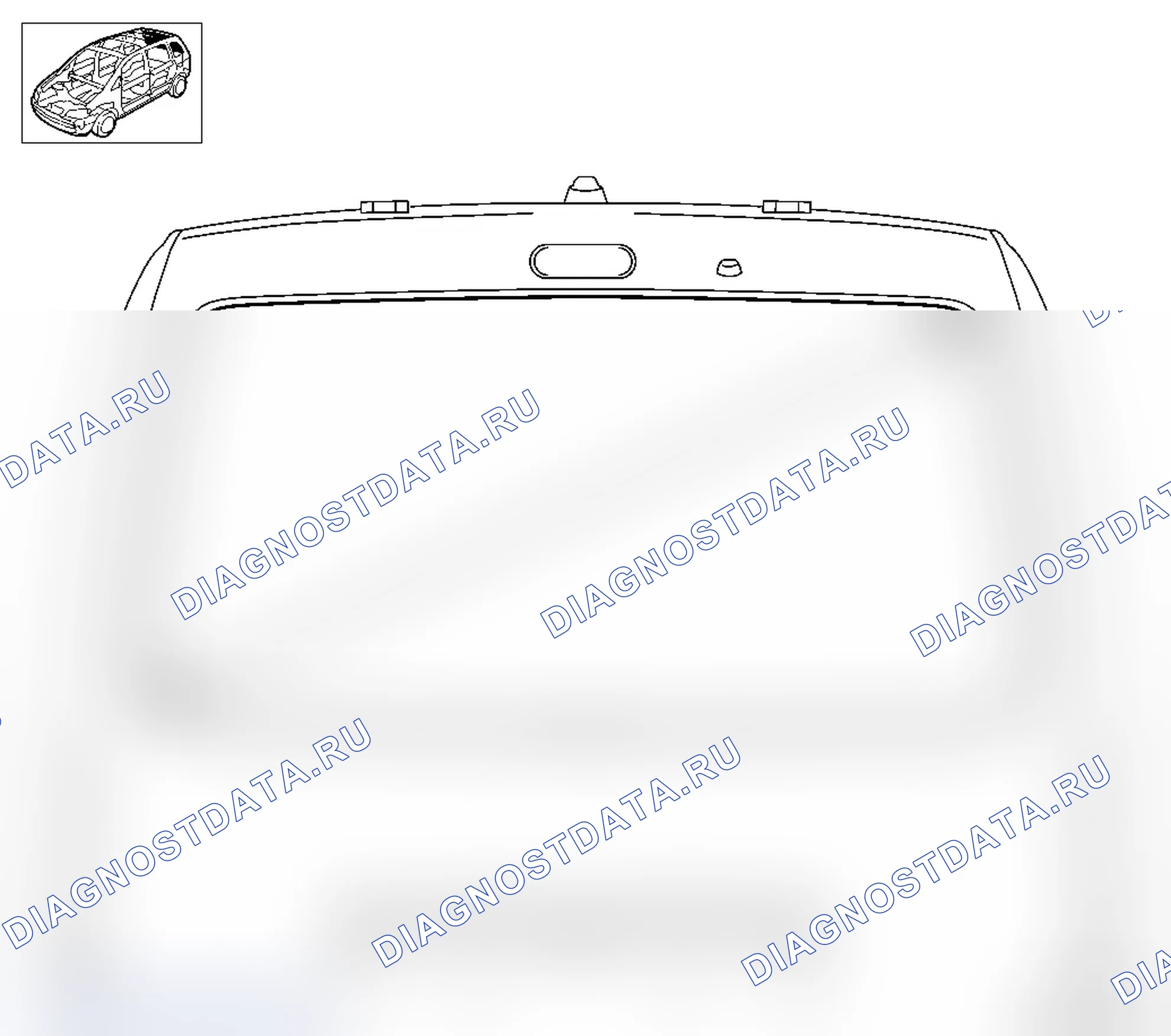 Заменить стекло задней откидной двери (модели F06 / F25). Opel Combo C