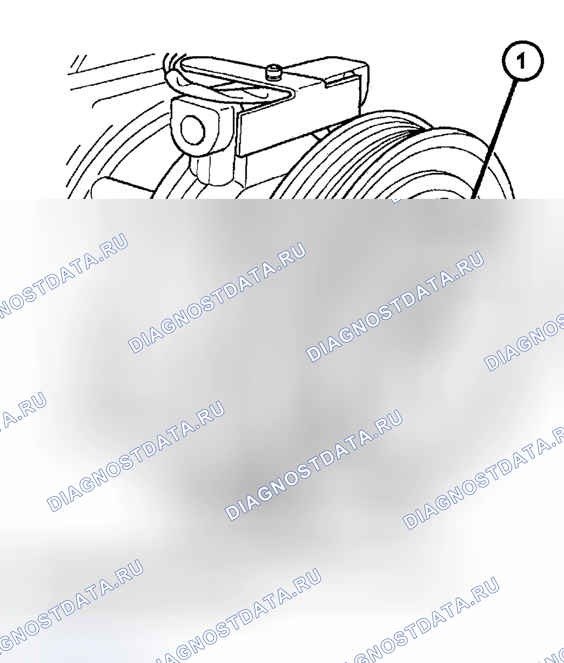 Рис. 25: КОМПРЕССОР ПЕРЕМЕННОГО ТОКА DENSO 10S17. Dodge Pickup R1500 