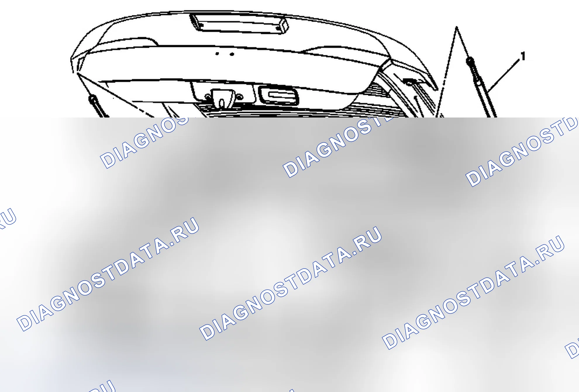 Рис. 41: Замена стойки дверь багажника. Chevrolet Volt I