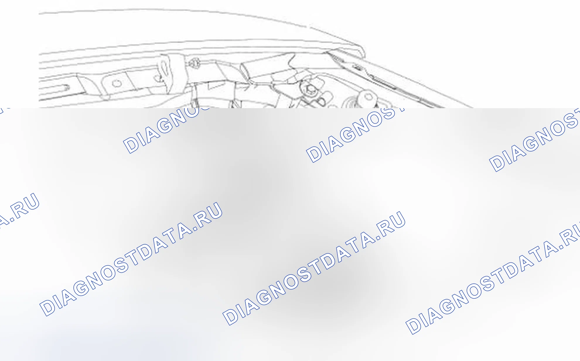 Рис. 111: Стояночный фонарь - передний. Ford Mustang V рестайлинг